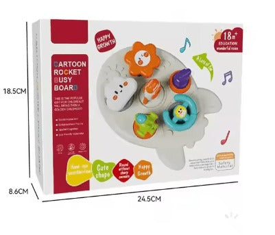 Cartoon Rocket Busy Board-99-23