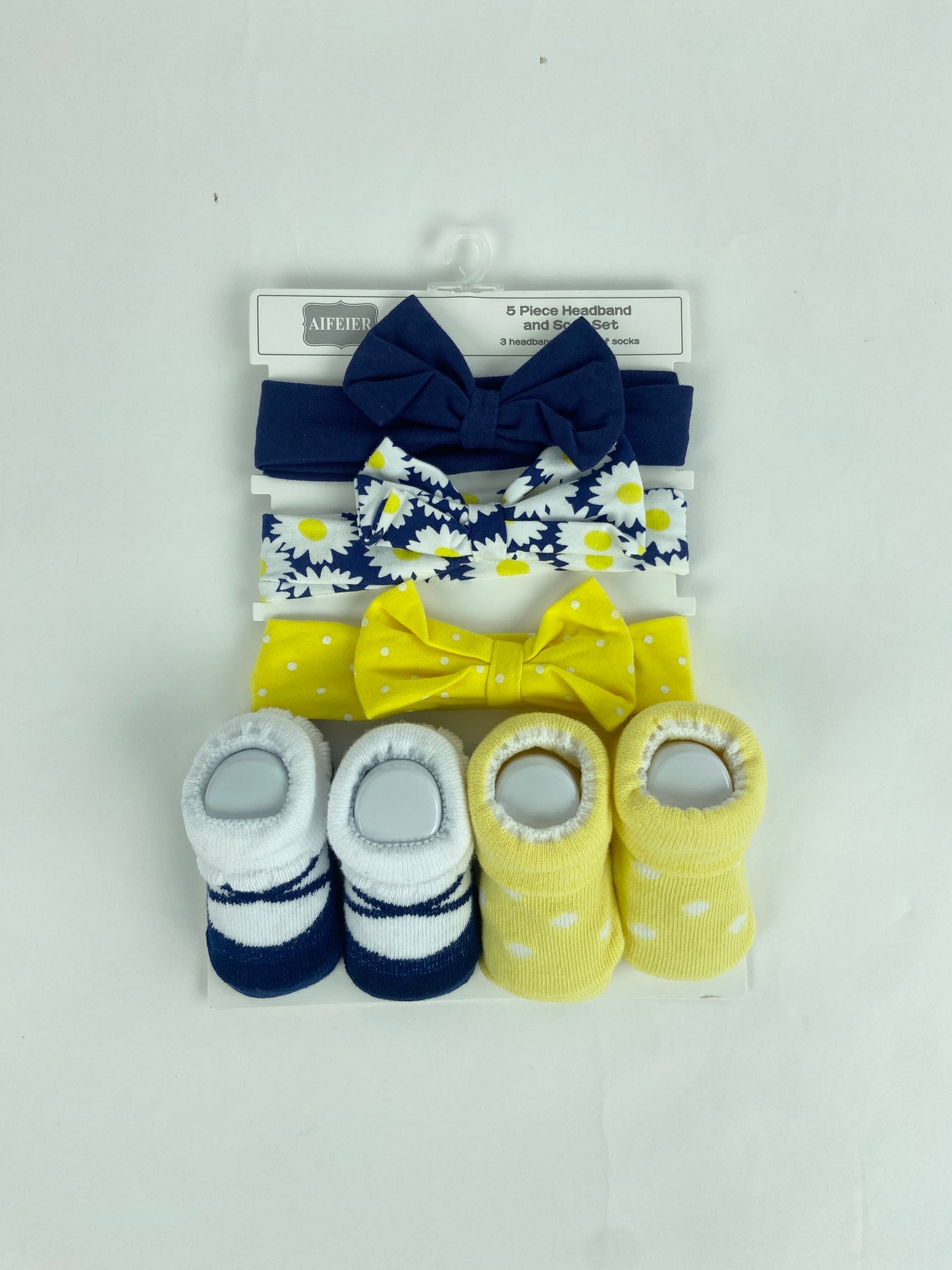 GP60-5 Piece headband and Socks Set - (0-6M)