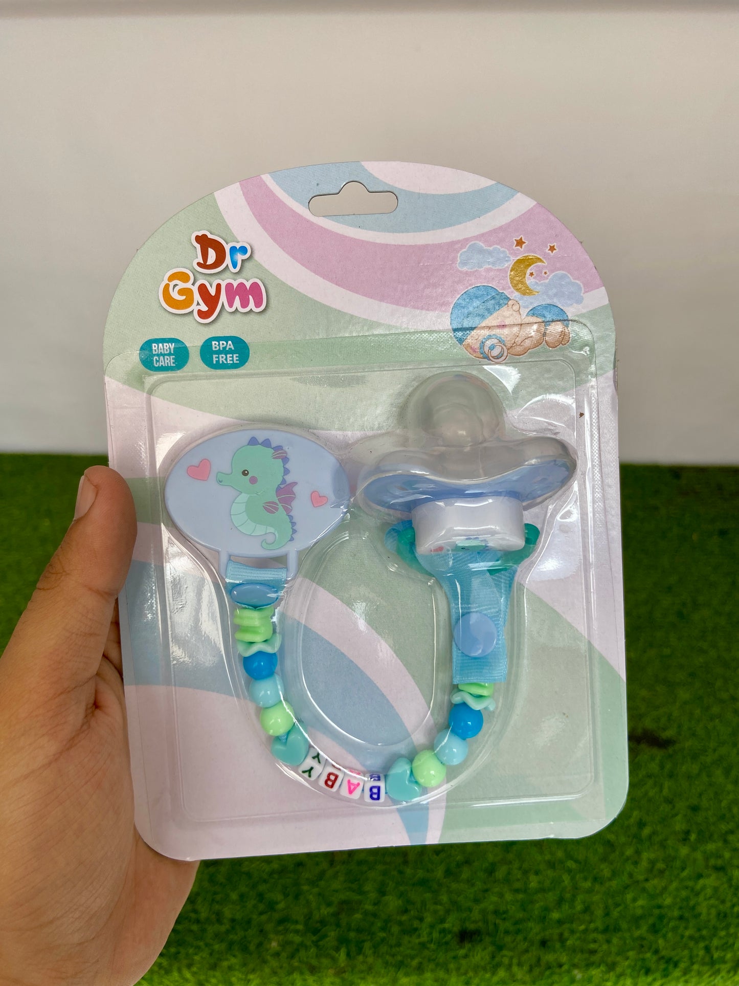 FE195-baby pacifier with clip