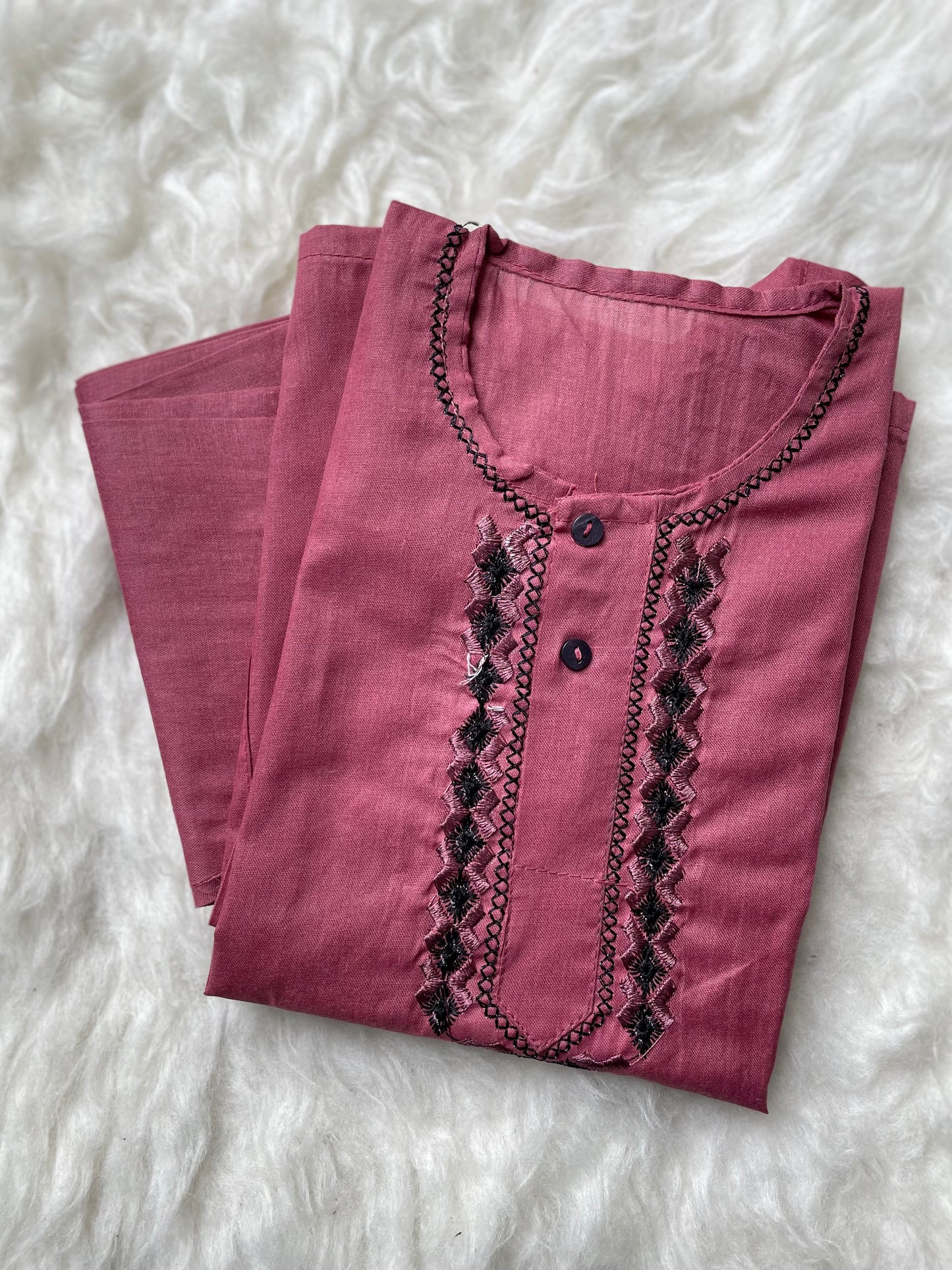 Hand Stichted Kurta Pajama (Newborn)