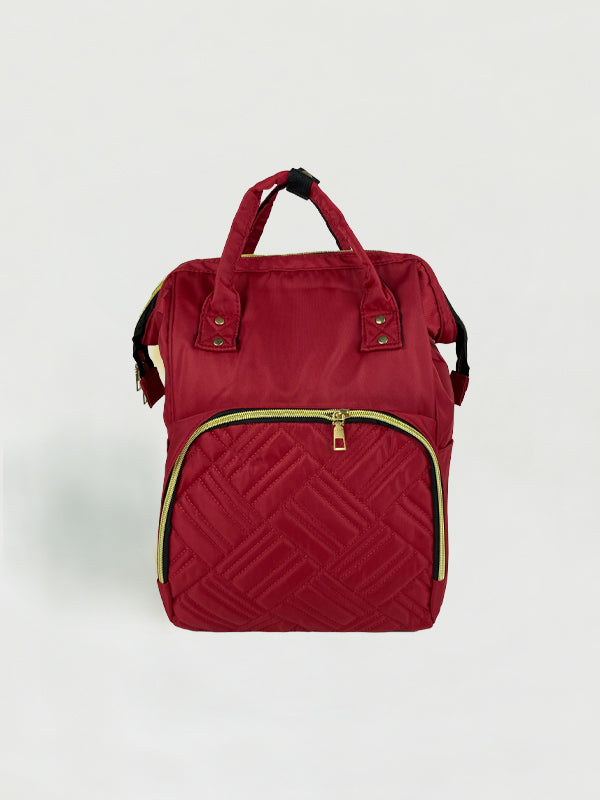 Mommy Shoulder Diaper Bag Red-DB123