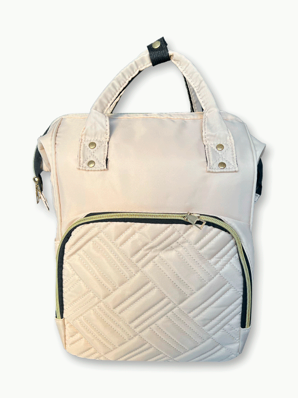 Mommy Shoulder Diaper Bag White-DB124