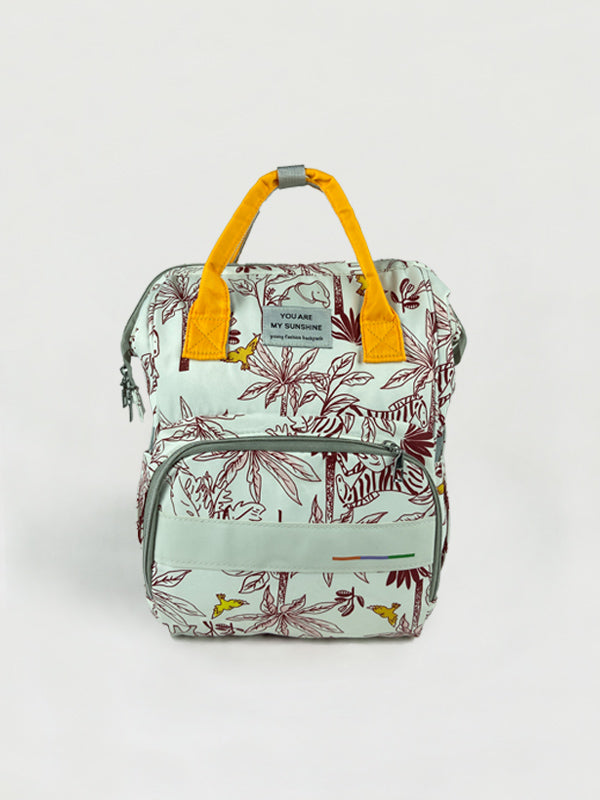Pink Jungle Baby Diaper Bag-DB219