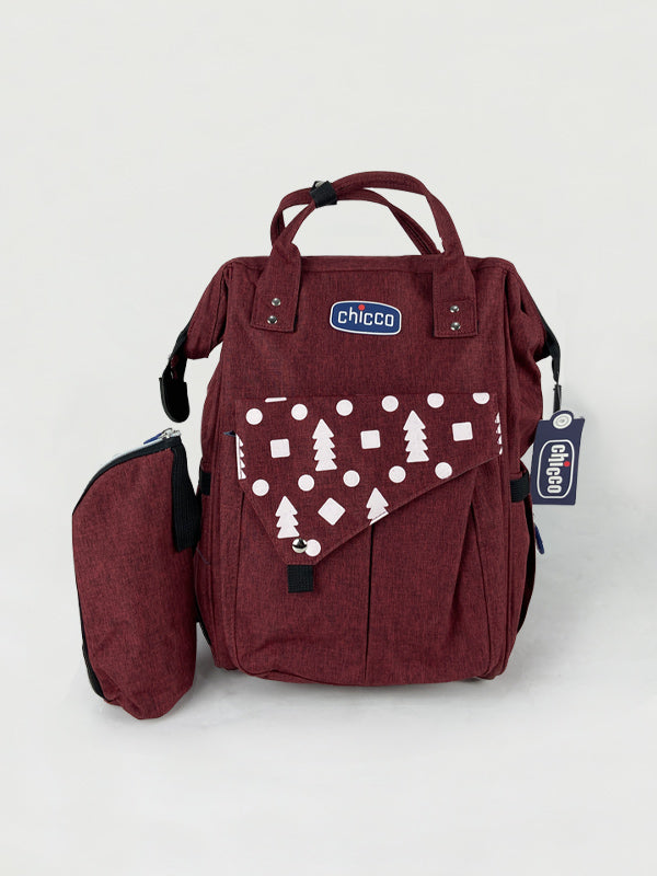DB227-Chicco Tas Backpack For Mothers-RED