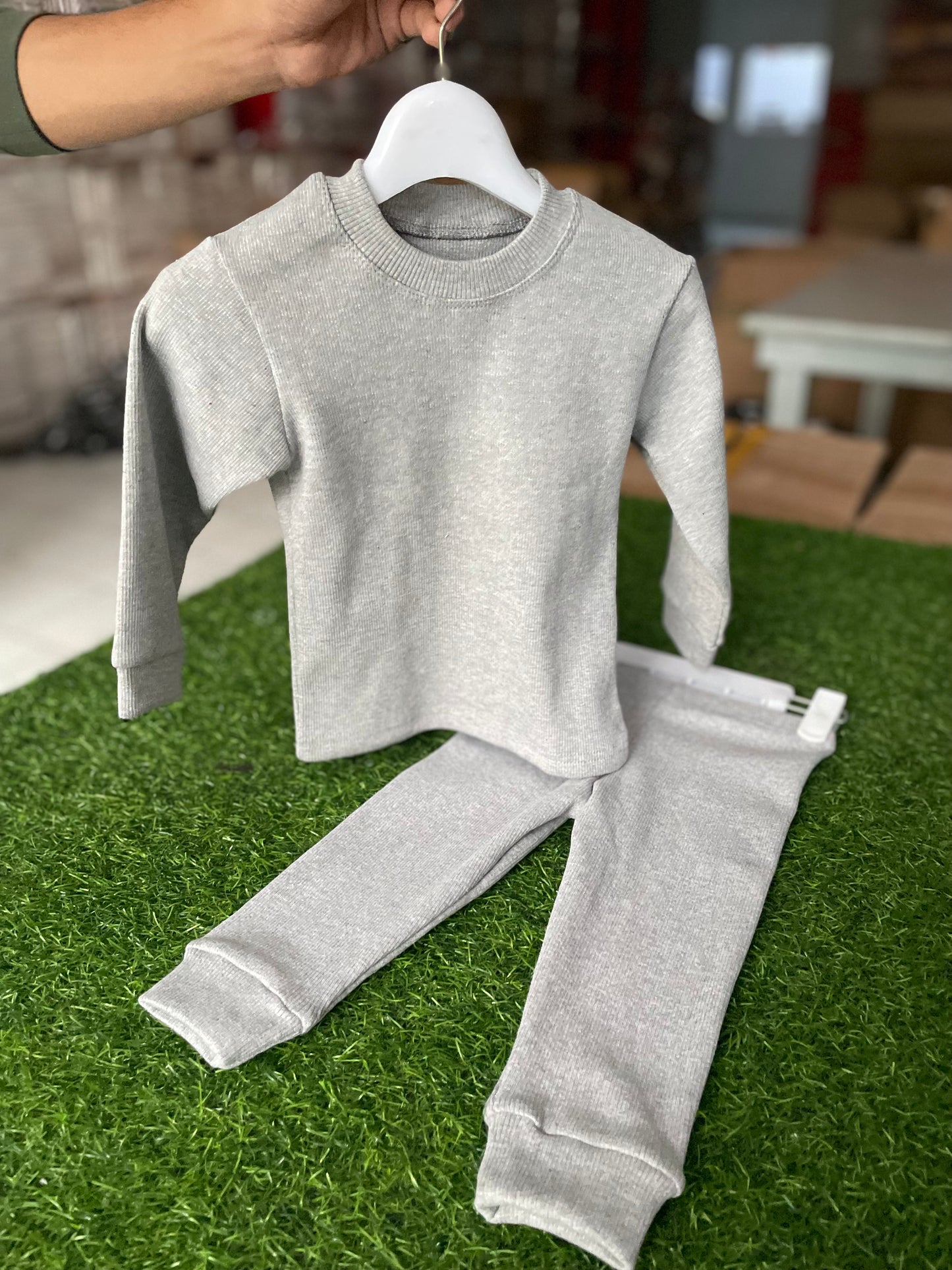 N851-Grey Warmer Set 2 Piece (0M-36M)