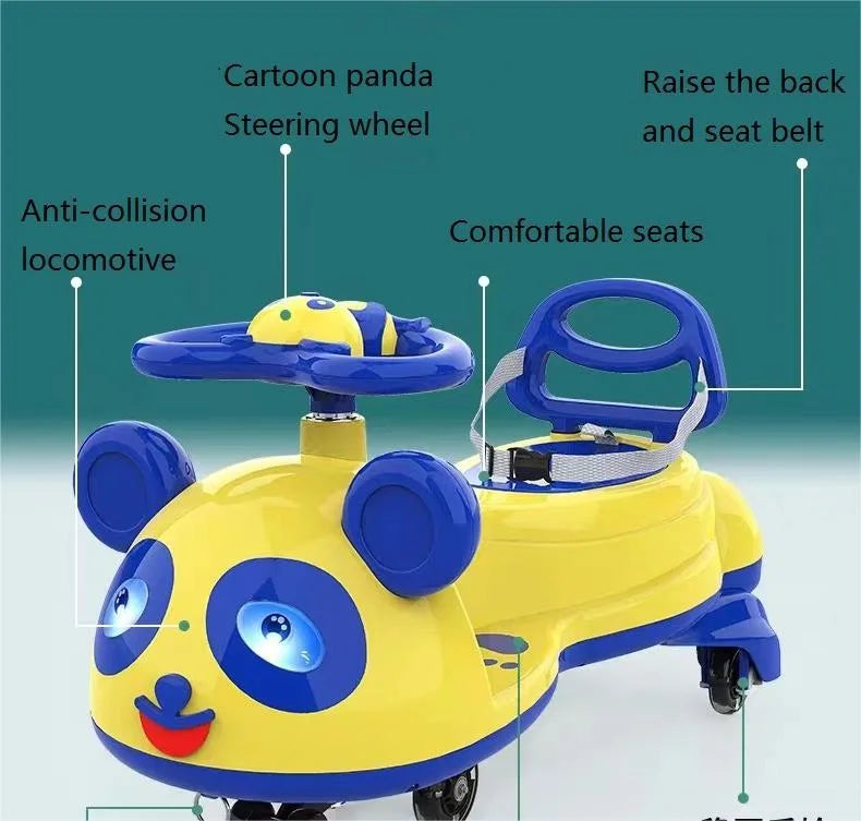 Panda Face Auto Car WIth Music TW-658