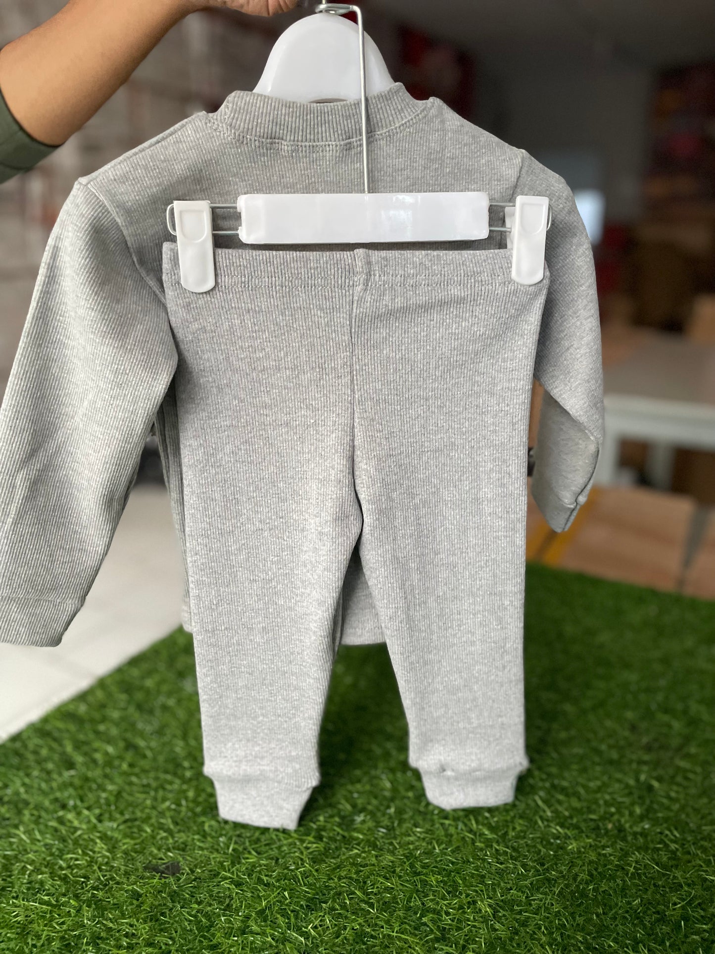 N851-Grey Warmer Set 2 Piece (0M-36M)