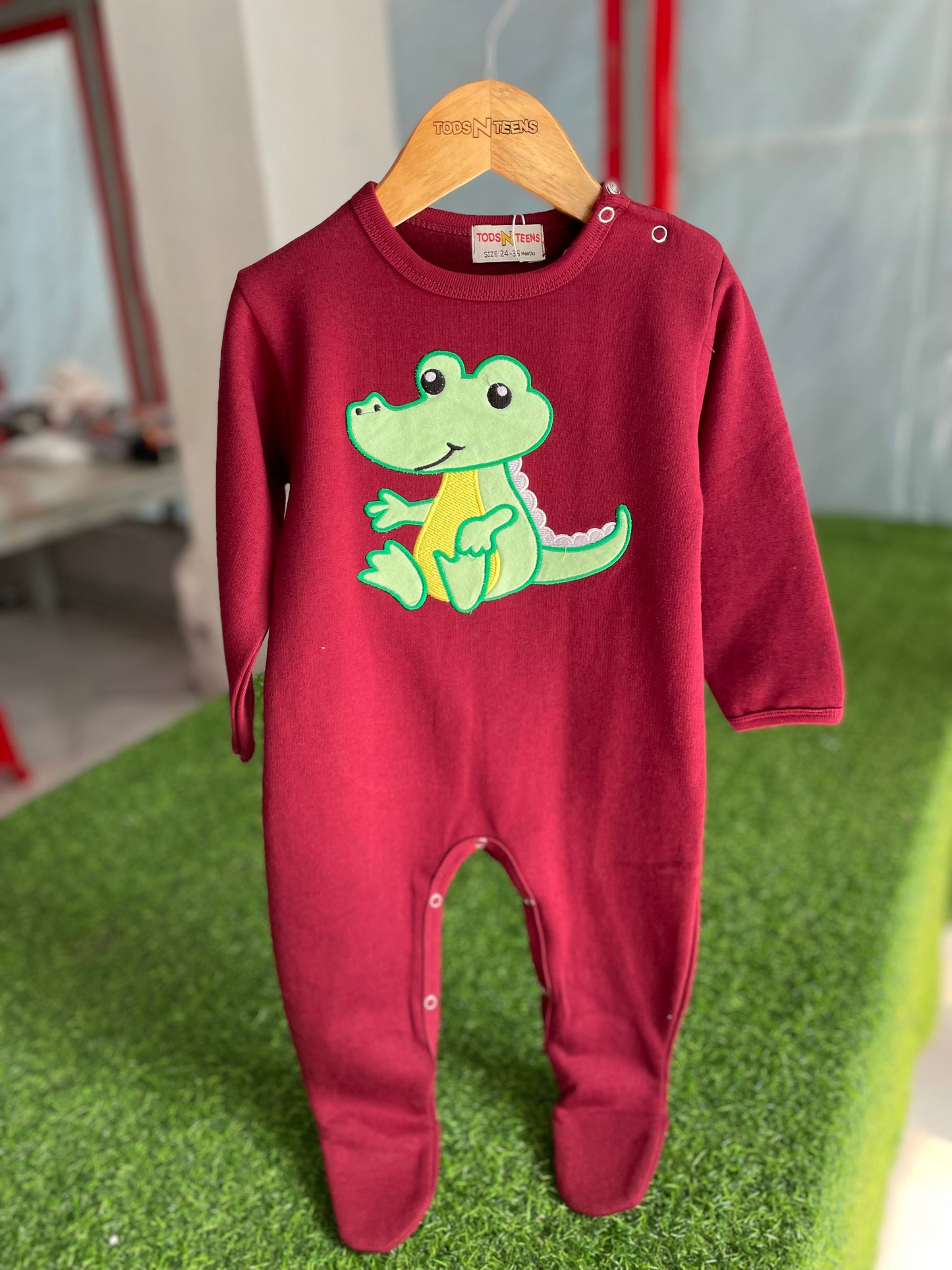 N837-Cozy Winter Romper (0-36M)