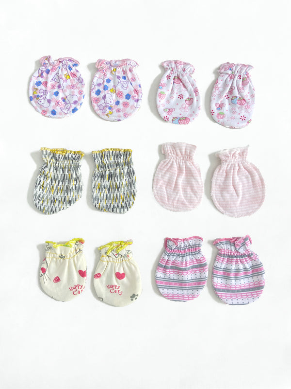 Organic Cotton Baby Mittens-Pack of 3