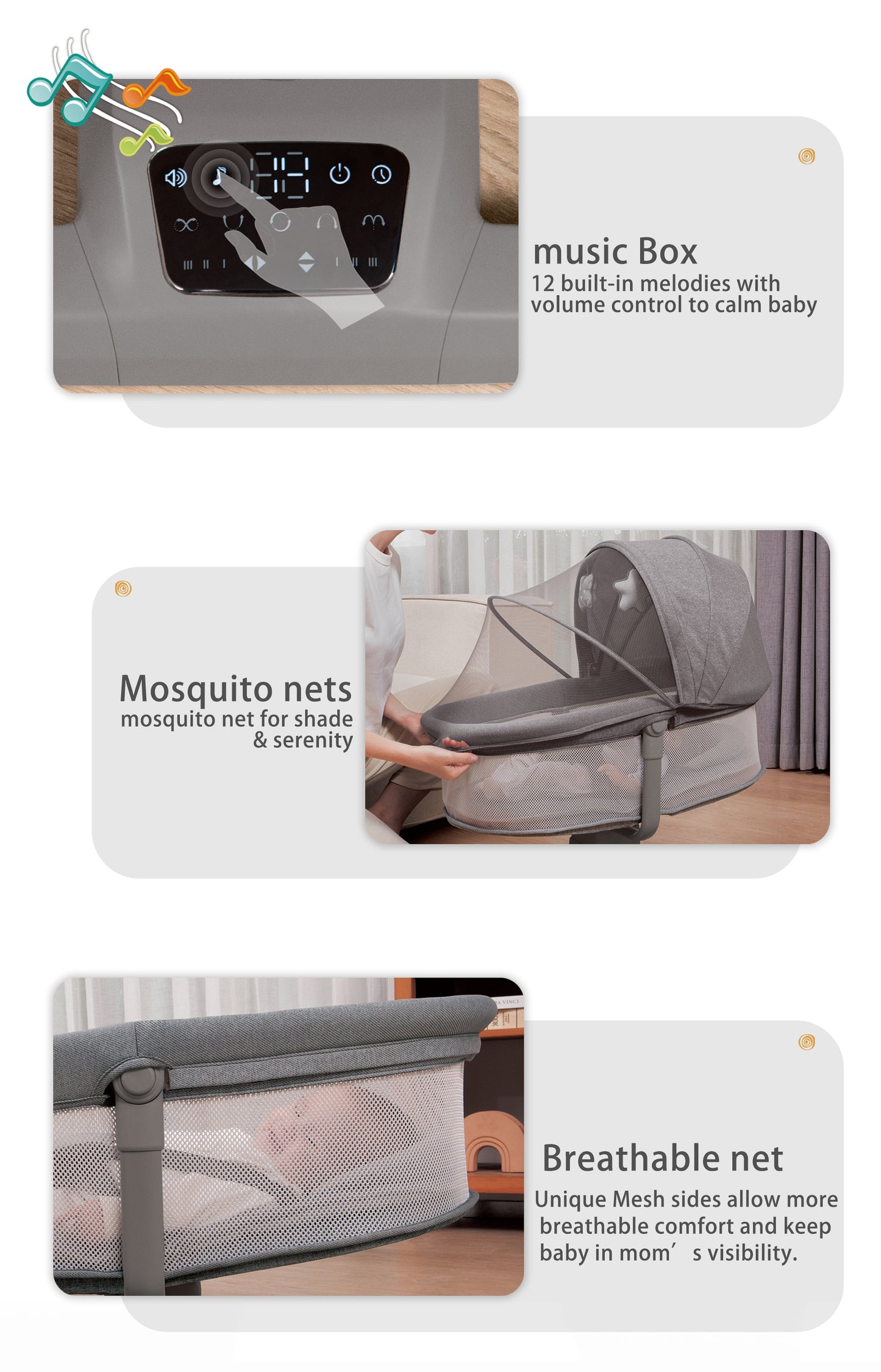 Mastela H Multi Motion Baby Cradle Swing-BZ-08401