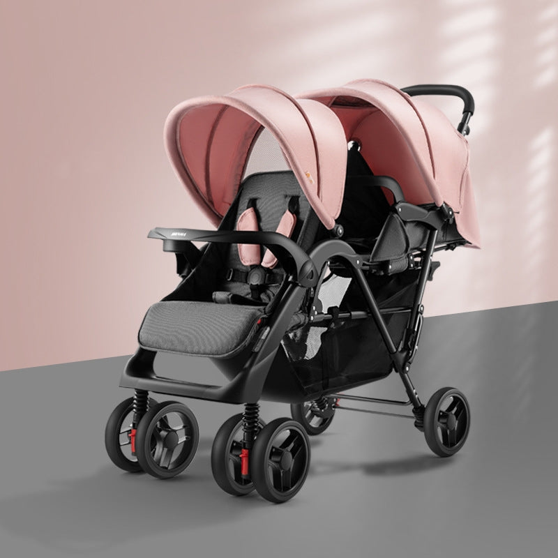Twin Babies Double Stroller P738