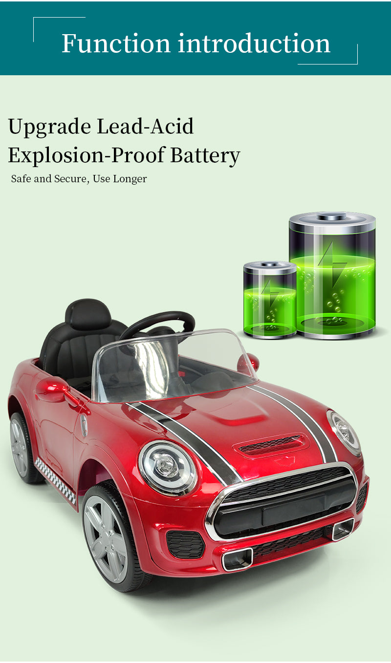 12V MINI Cooper Ride On Car for Kids-BZ-DLS06