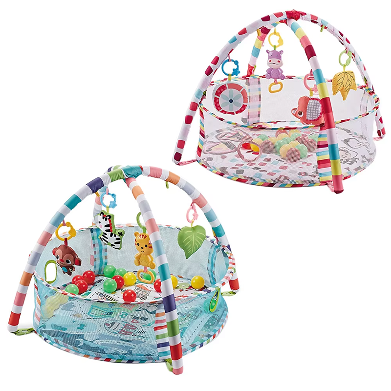 3-in-1 Baby Play Gym & Play Area With Musical Rattle & Balls
