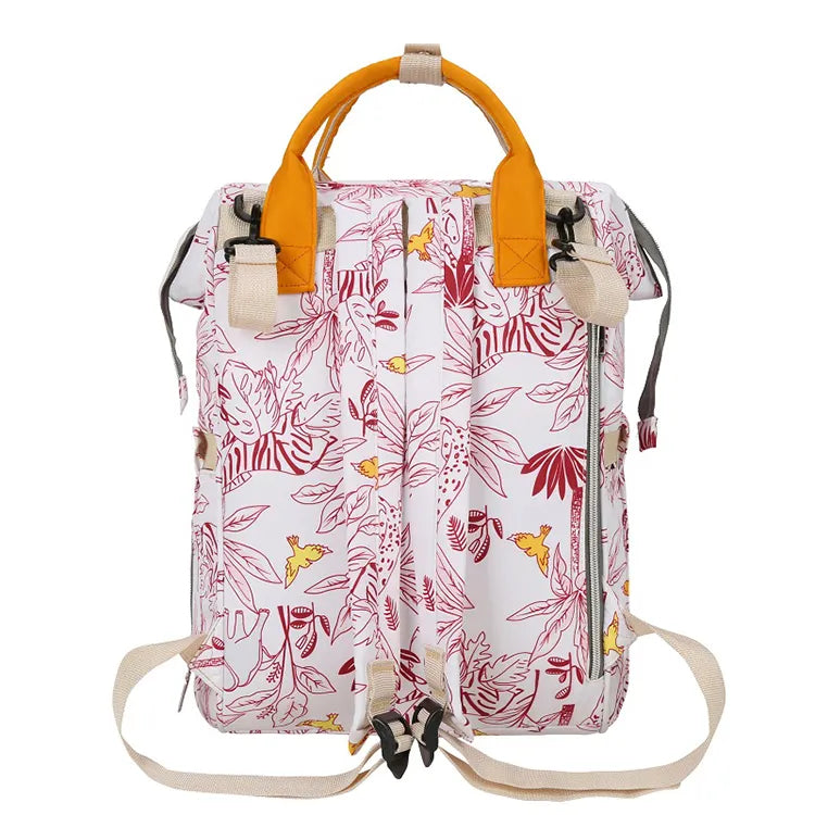 Pink Jungle Baby Diaper Bag-DB219