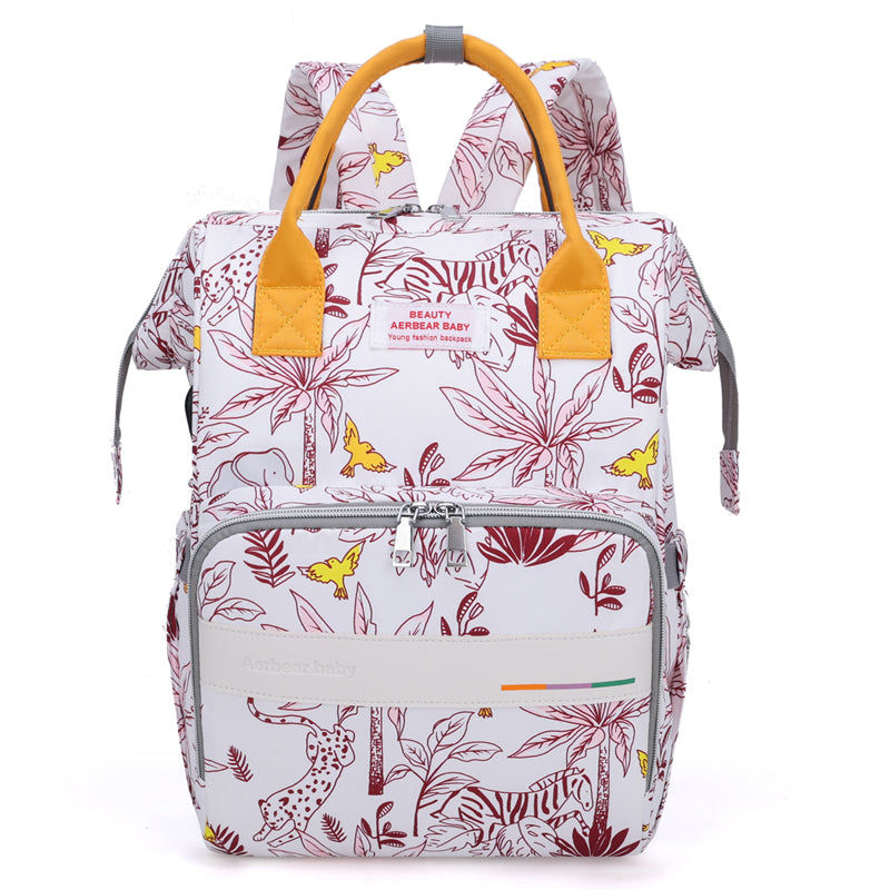 Pink Jungle Baby Diaper Bag-DB219