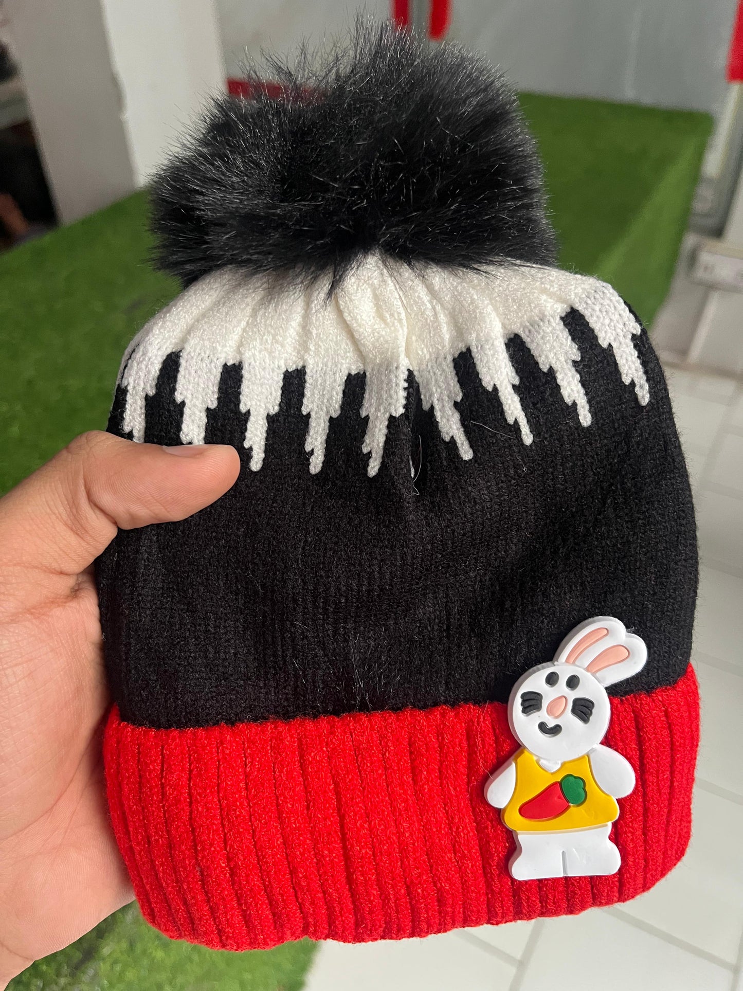 CP162-Woolen Cap 1-4Y