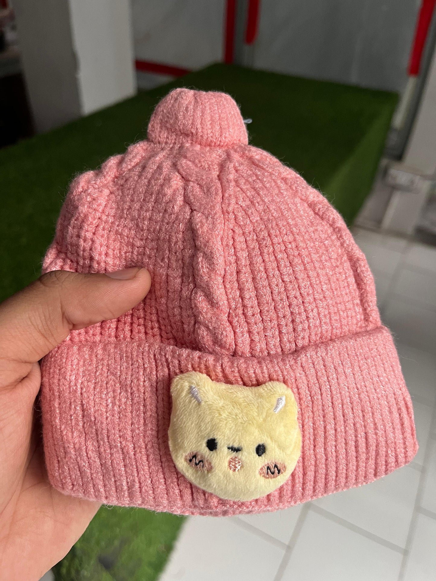CP163-Woolen Cap 1-4Y