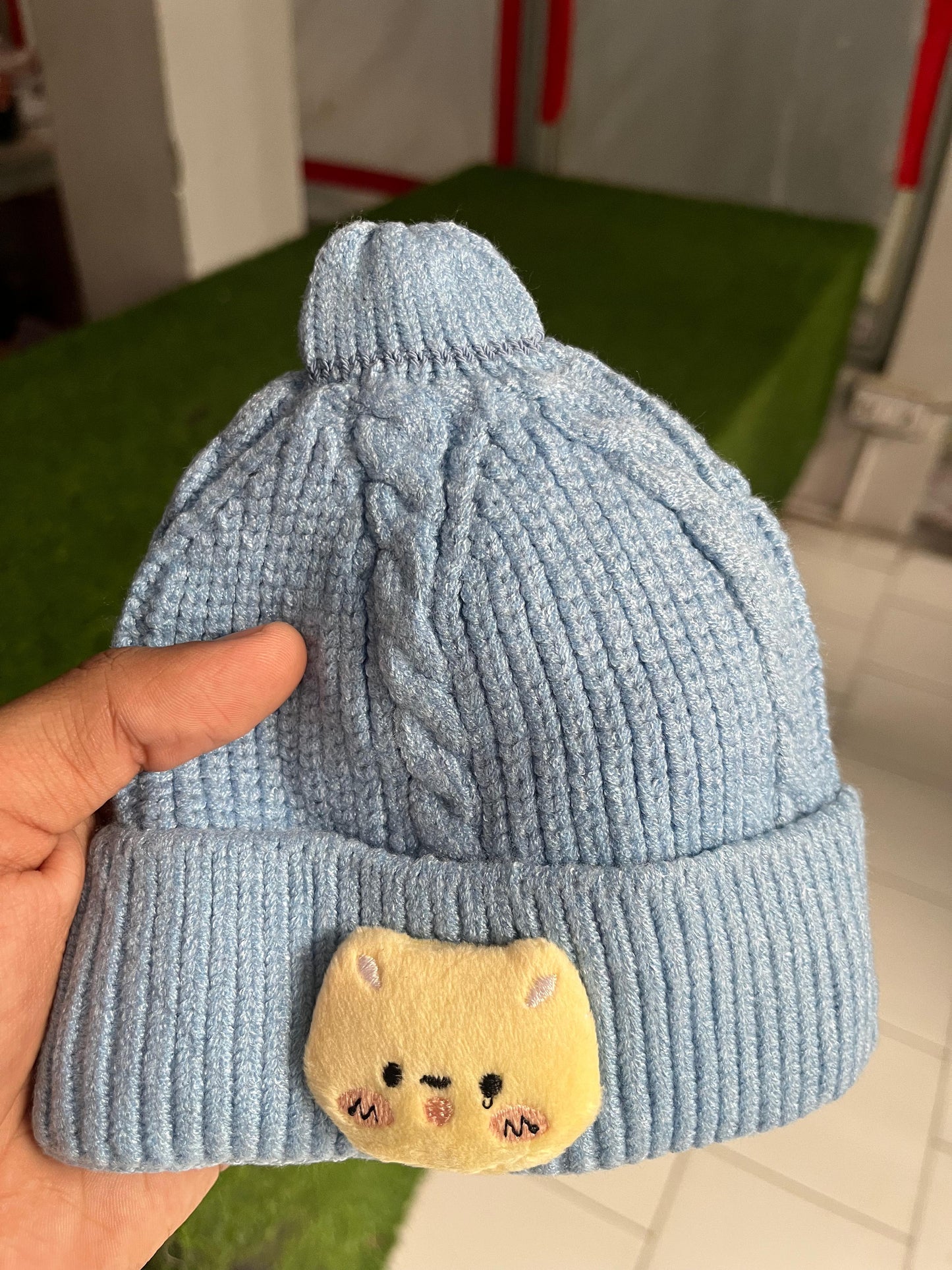 CP163-Woolen Cap 1-4Y