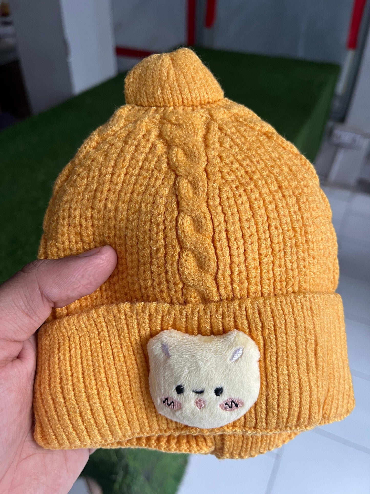 CP163-Woolen Cap 1-4Y