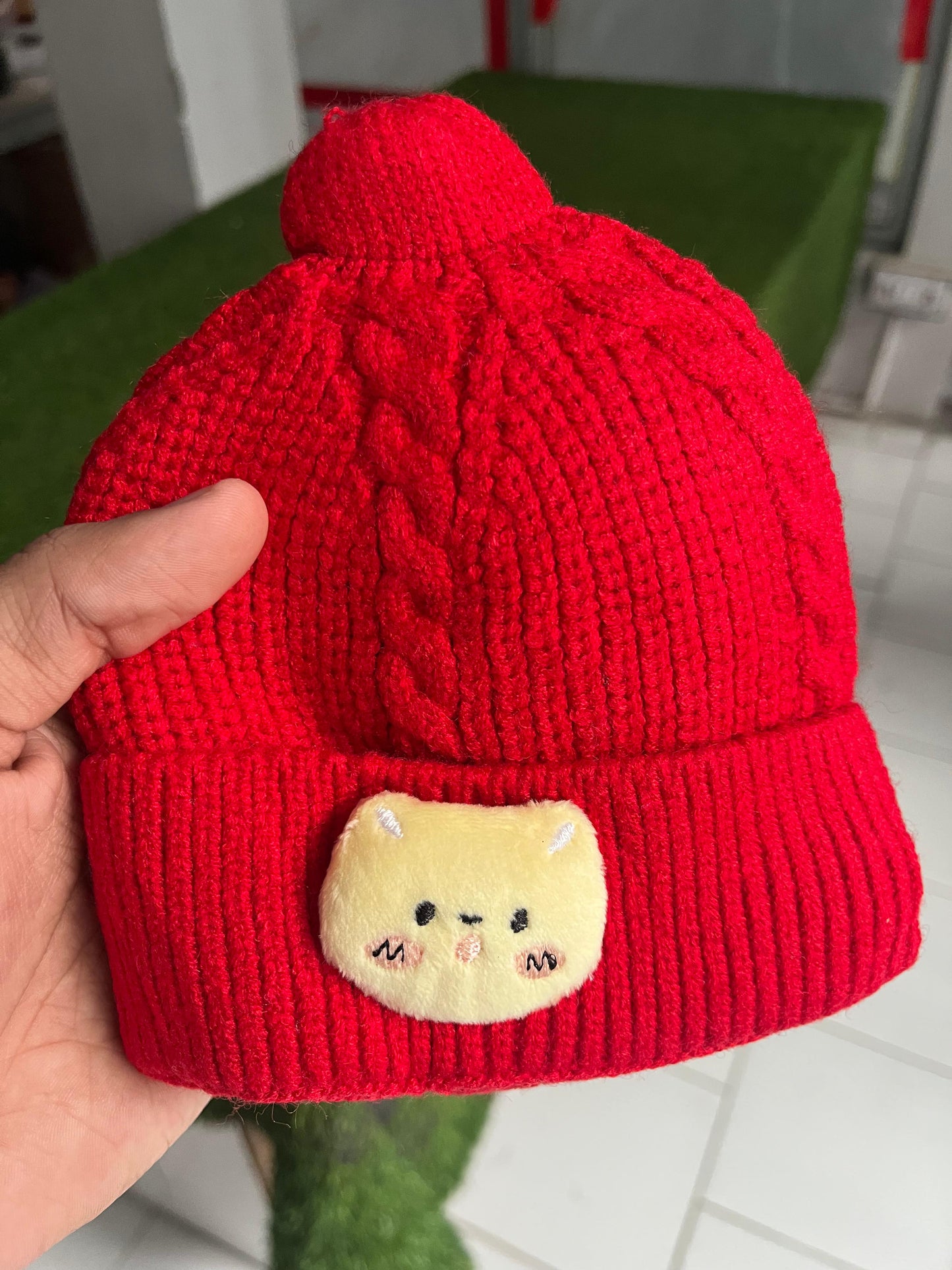 CP163-Woolen Cap 1-4Y