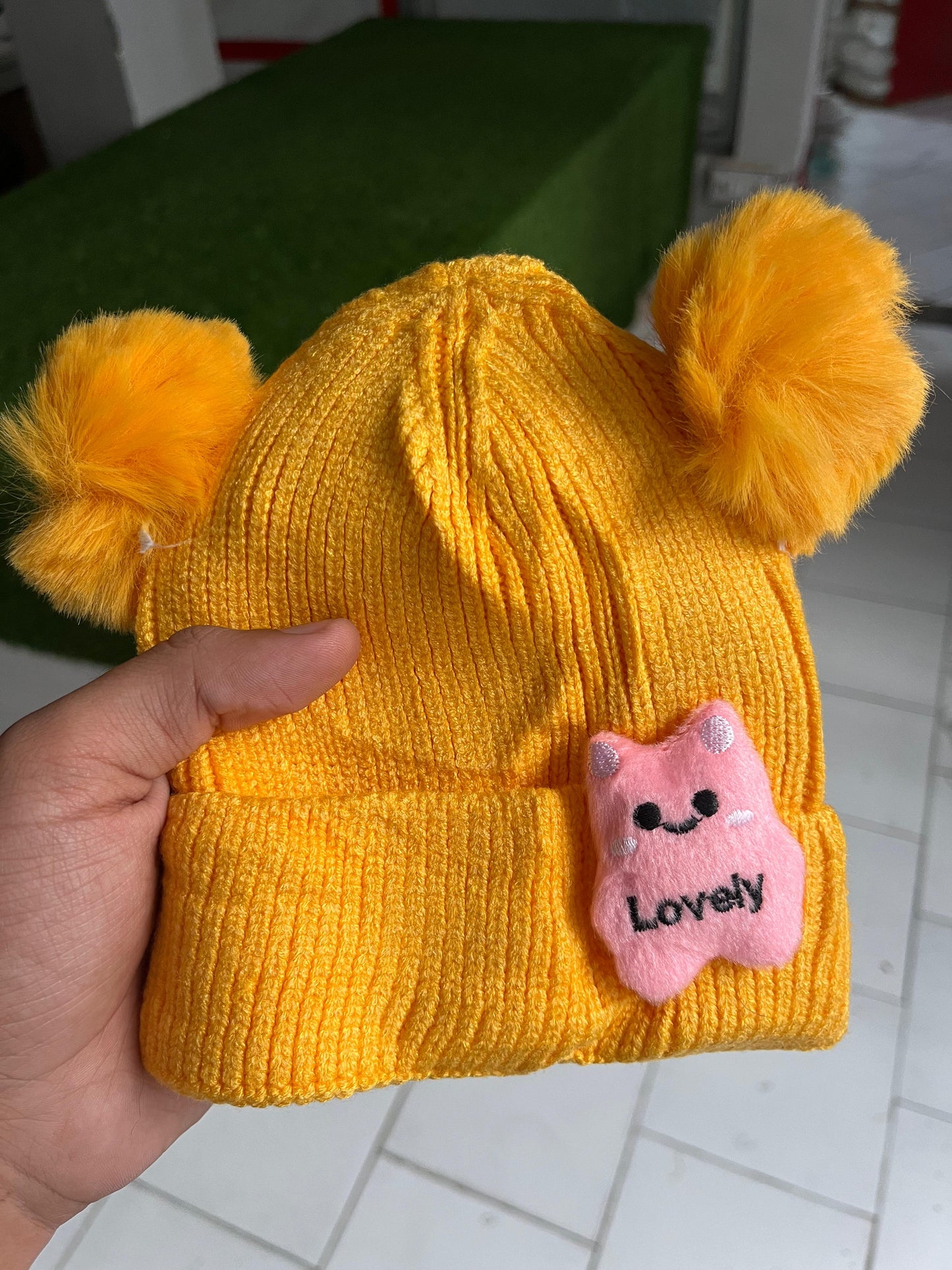 CP164-Woolen Cap 1-4Y