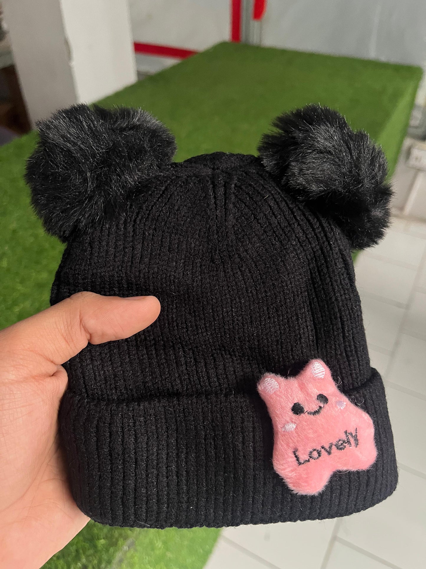 CP164-Woolen Cap 1-4Y