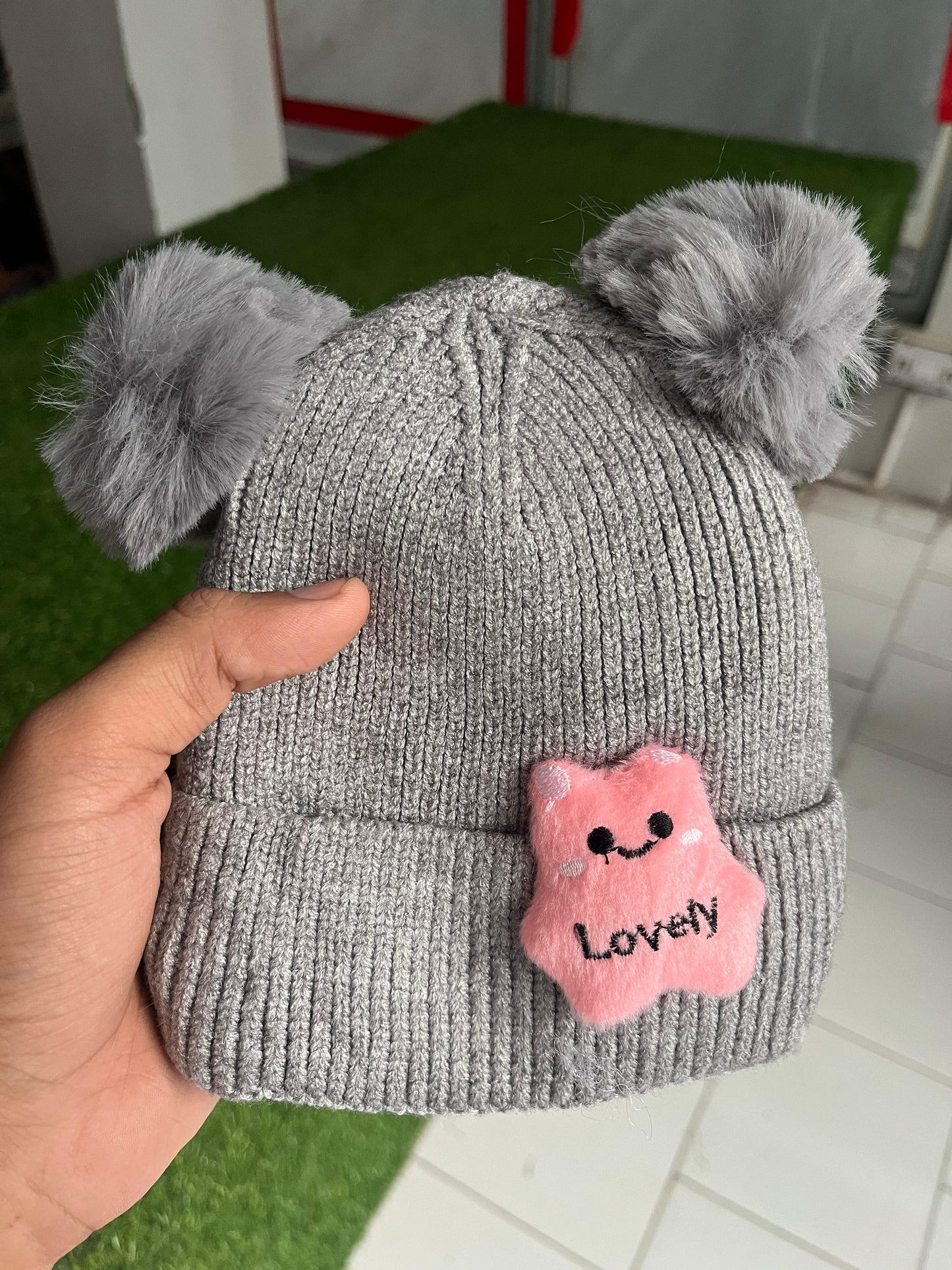 CP164-Woolen Cap 1-4Y