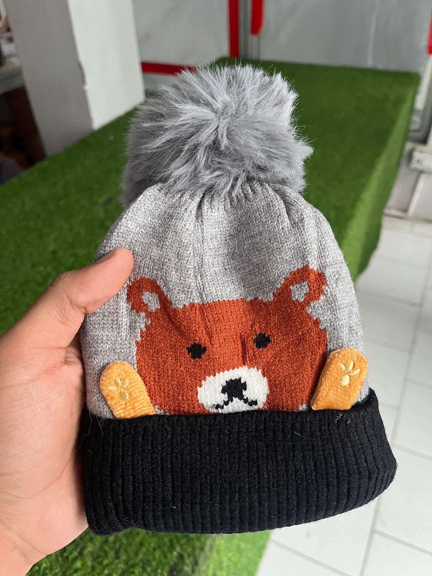 CP165-Woolen Cap 1-4Y