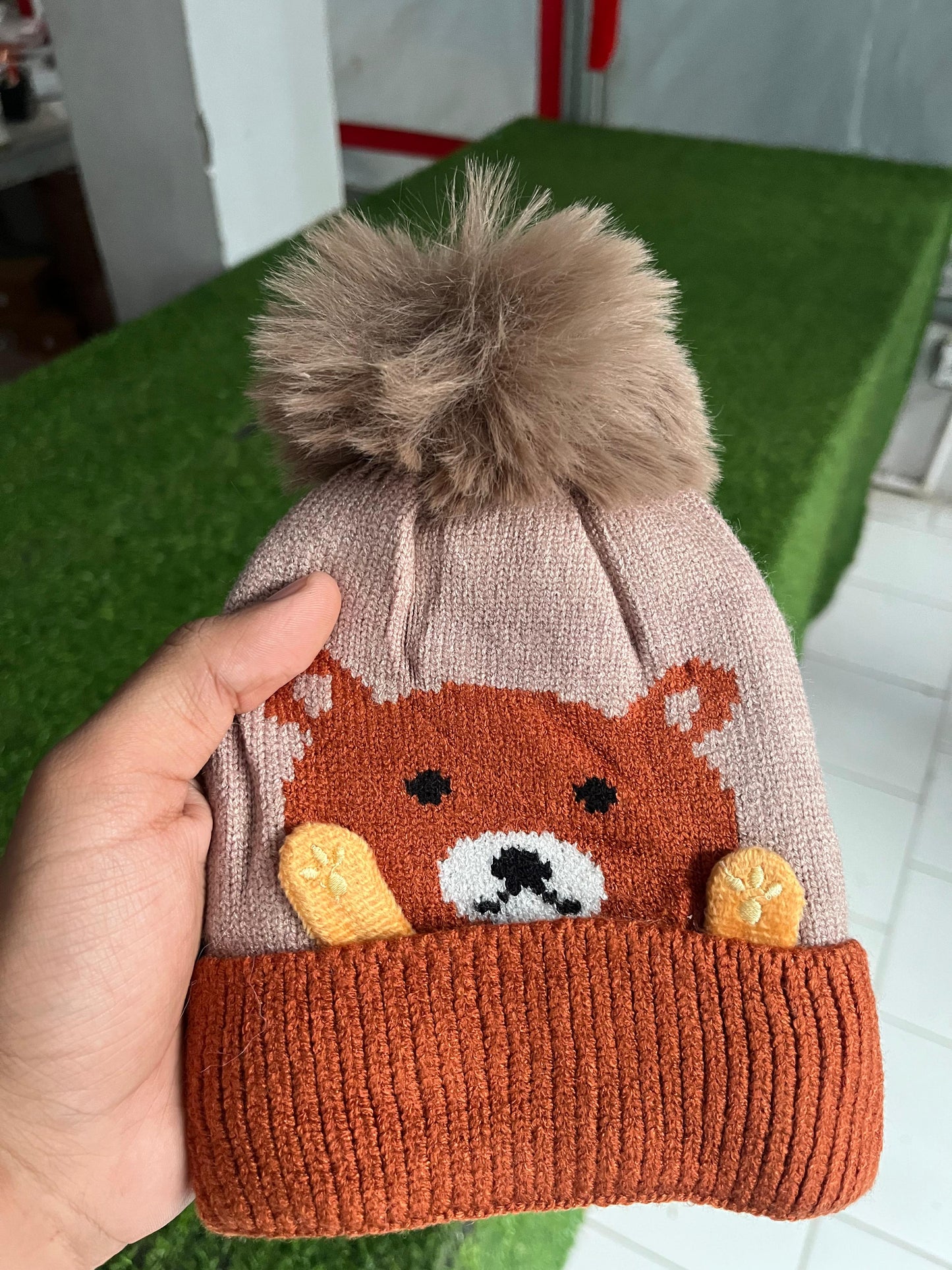 CP165-Woolen Cap 1-4Y