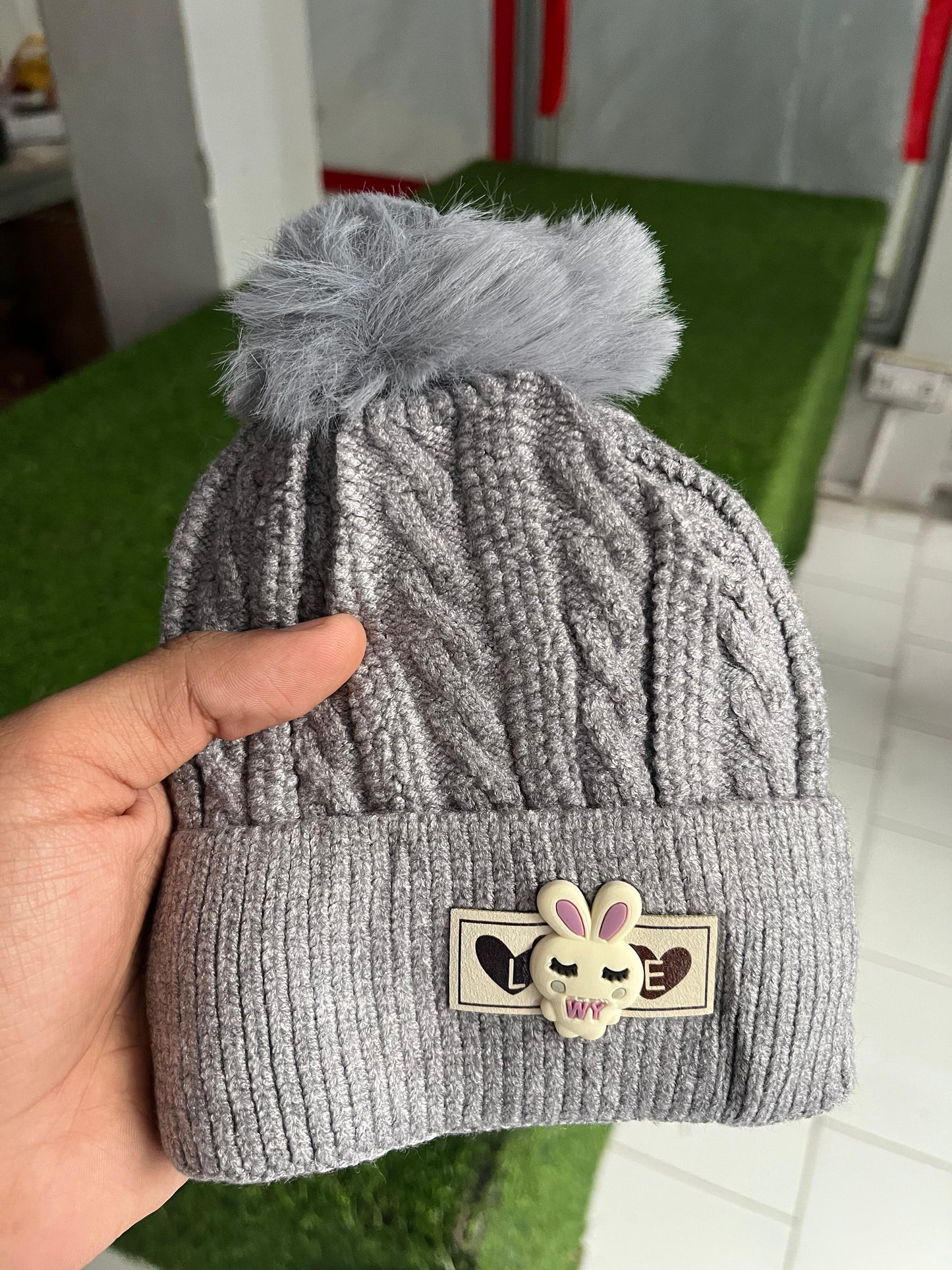 CP166-Woolen Cap 1-4Y