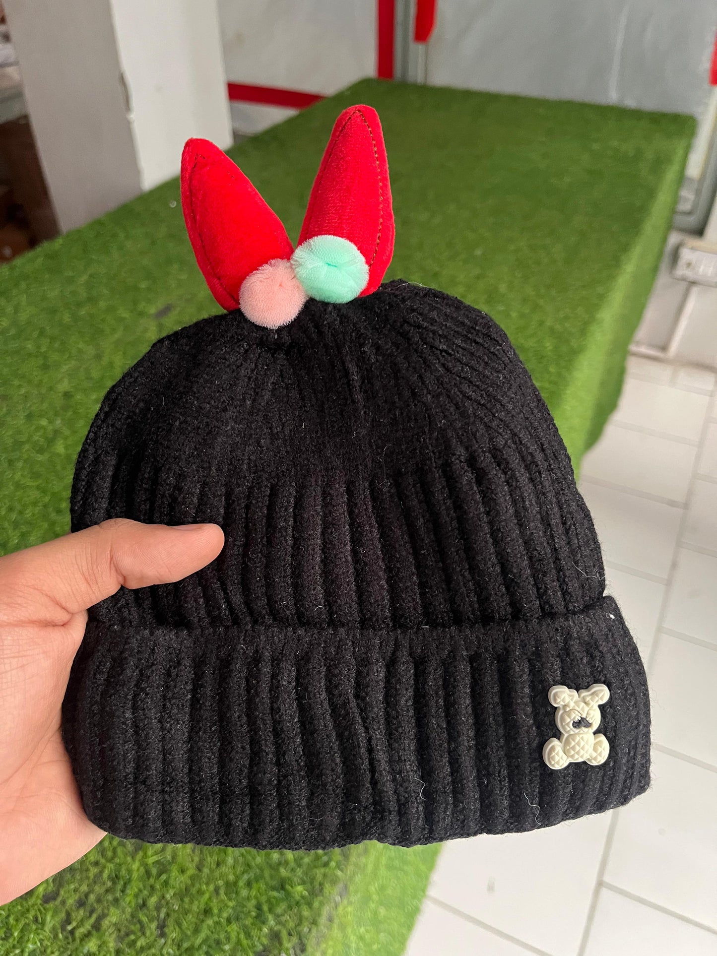 CP168-Woolen Cap 1-4Y