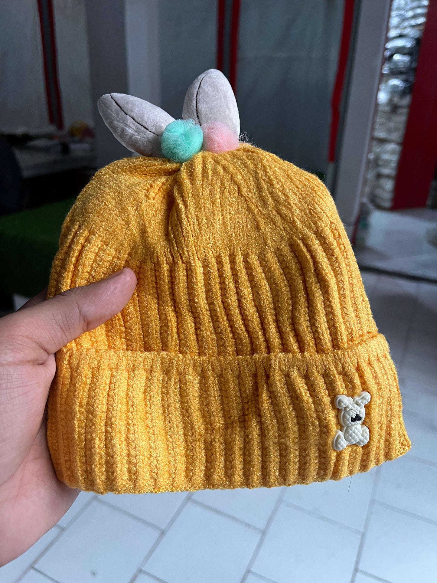 CP168-Woolen Cap 1-4Y