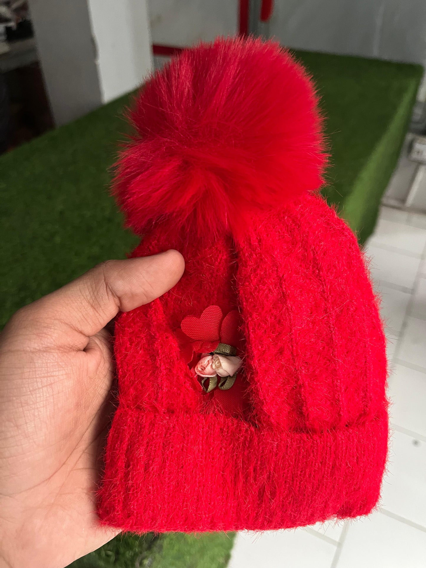 CP173-Woolen Cap 1-4Y