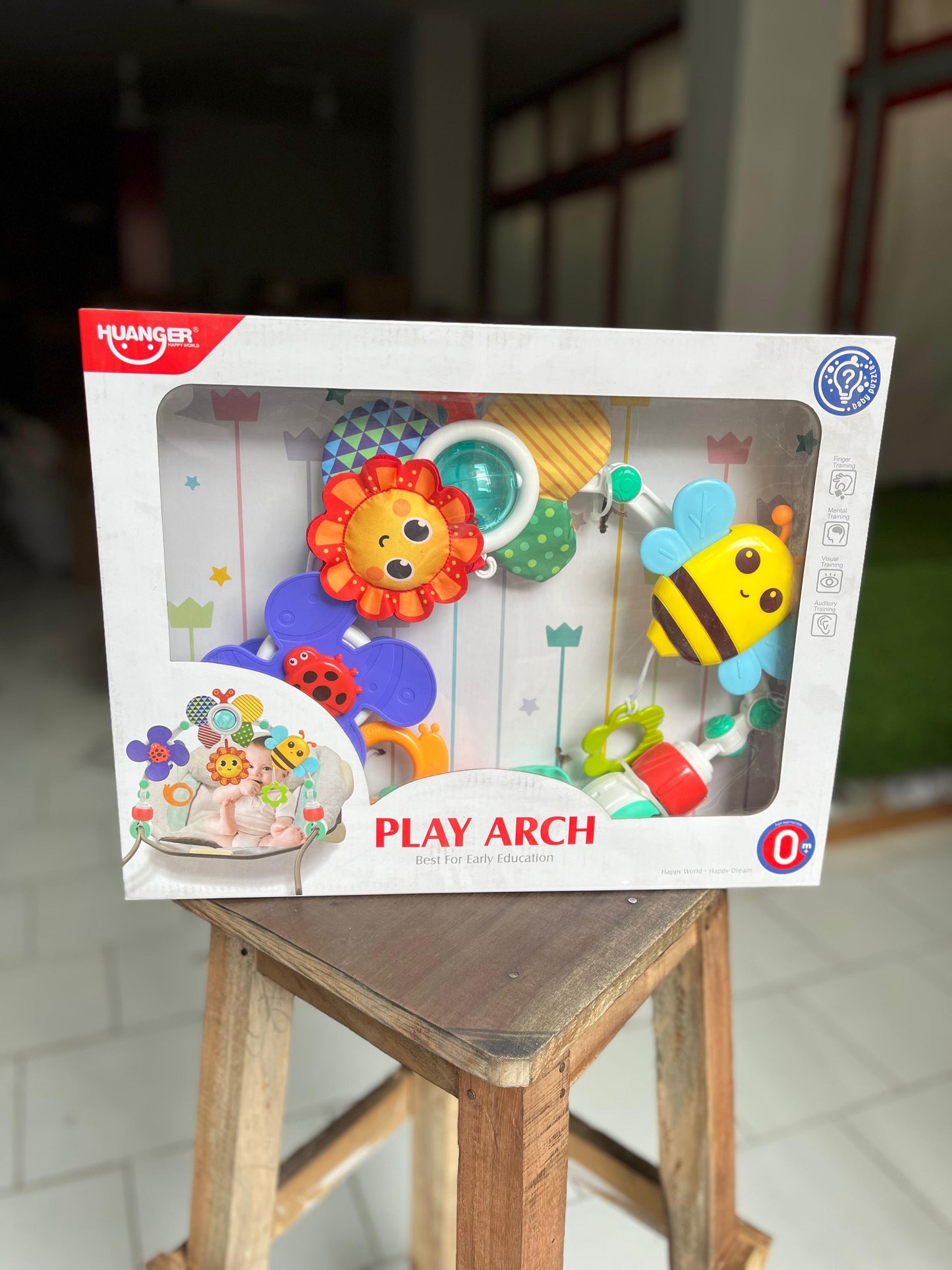 BT48-Adjustable Play Arch Bassinet Toy