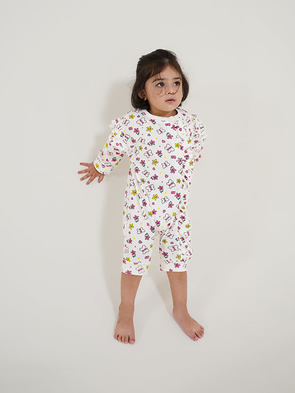 Floral Maple Frill Dress