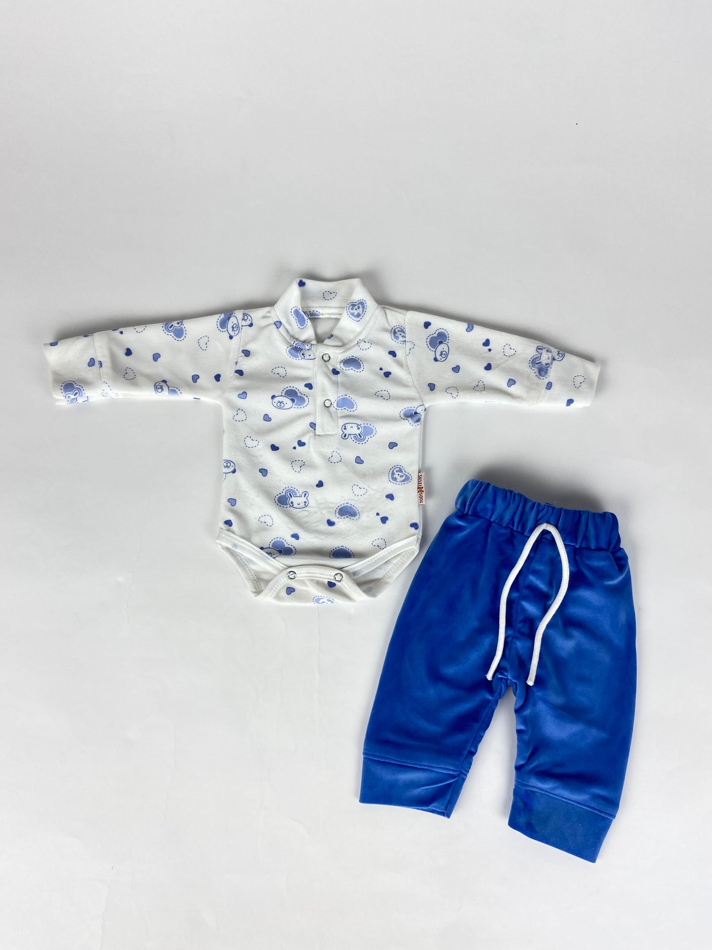 2 piece winter Romper + Trouser set