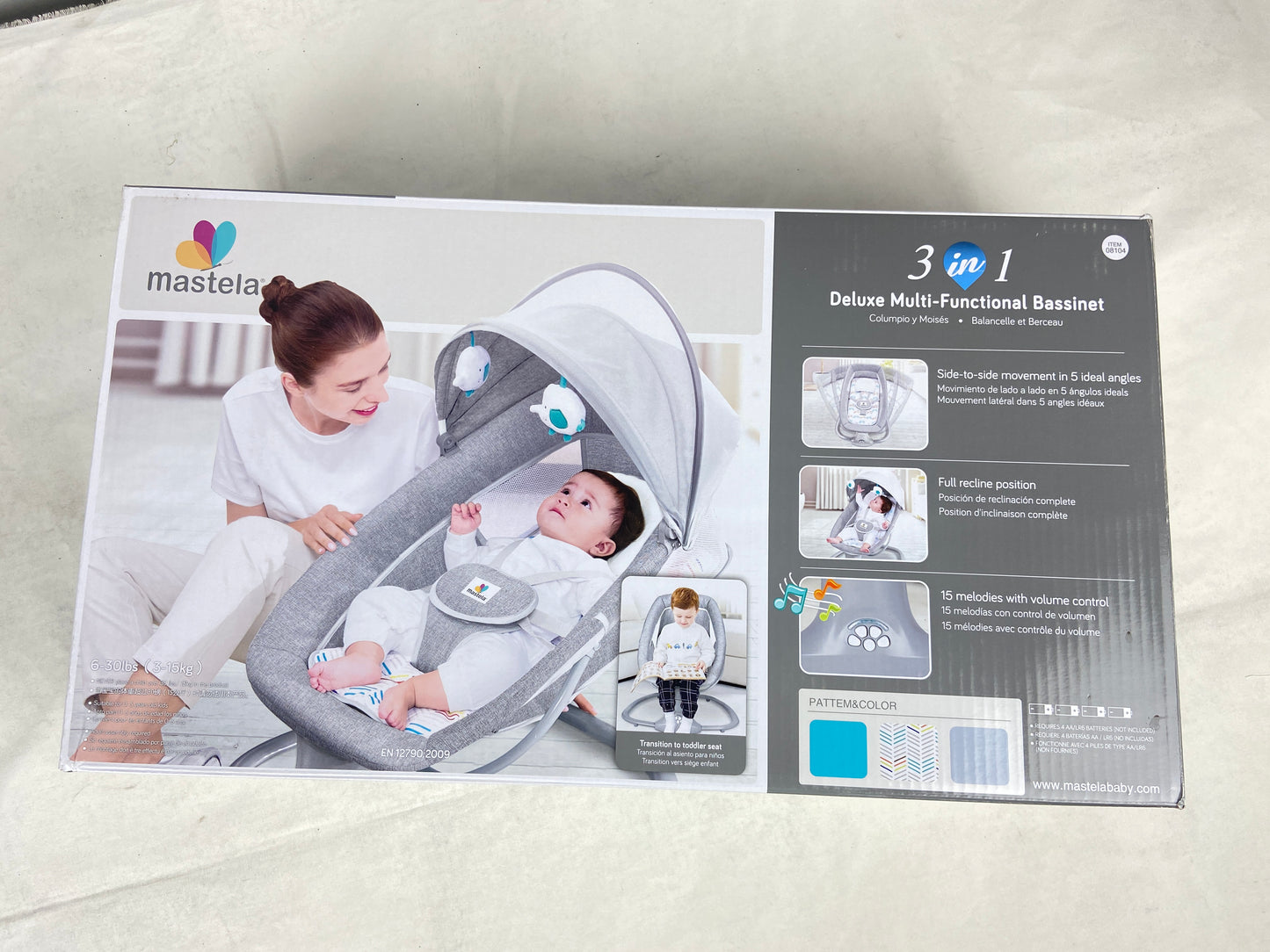 Mastela 3 in 1 Deluxe Multi-Functional Rocker