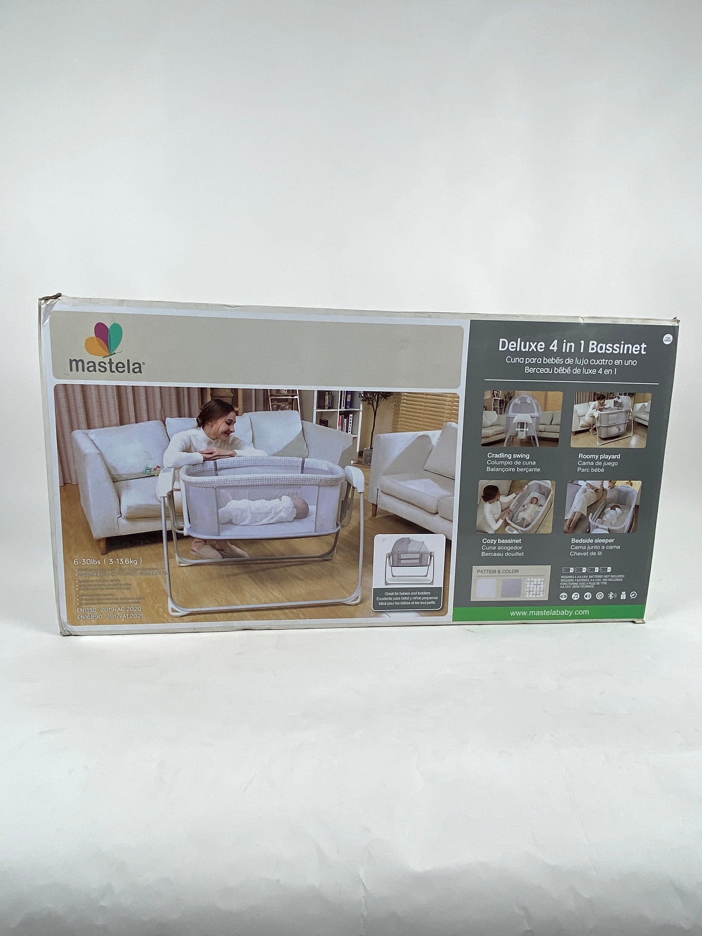 Mastela Baby Electric Bed Swing and Bassinet 4 in 1