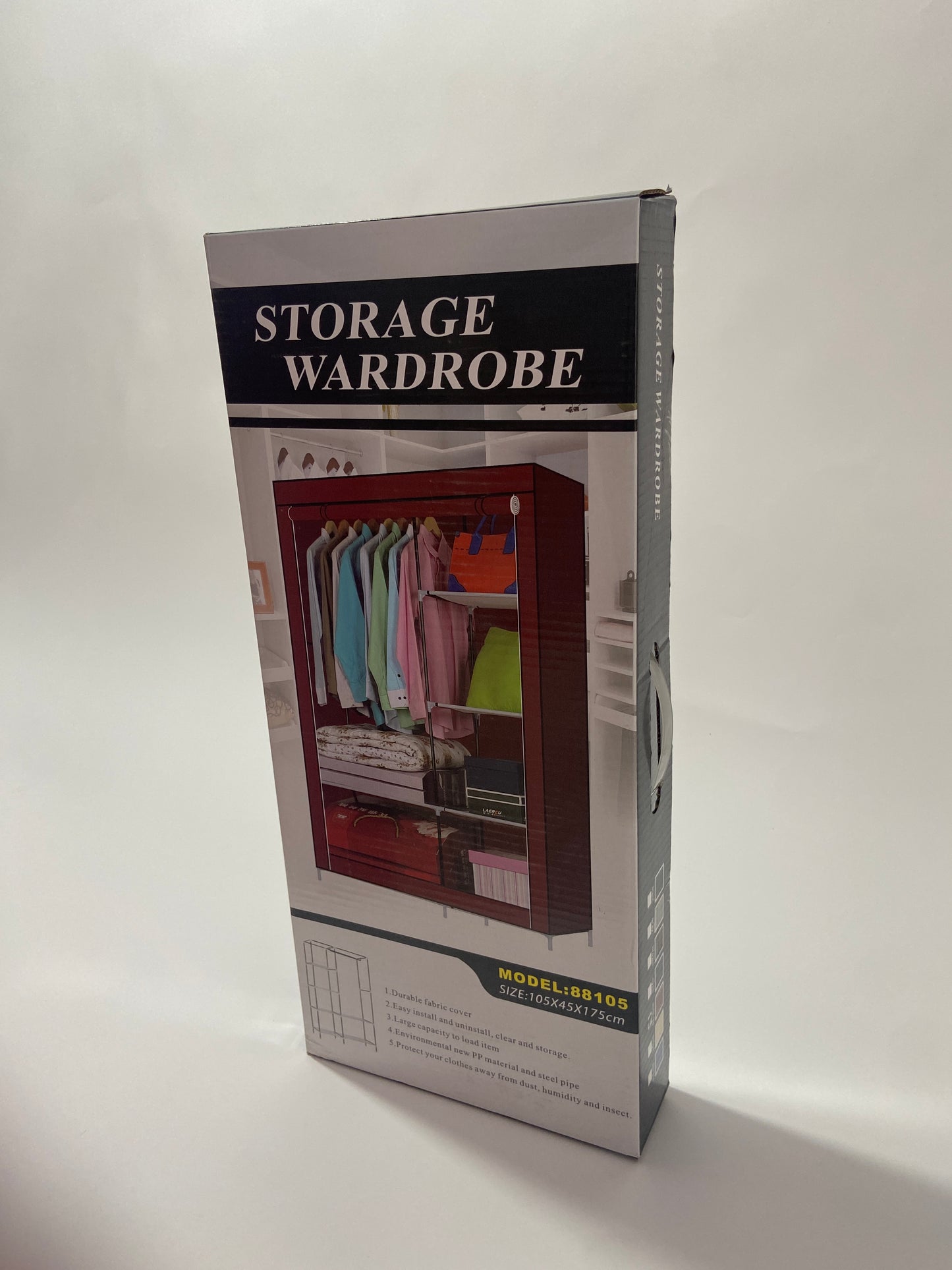 6 Shelves Foldable Microfiber Storage Wardrobe-BZ-88105