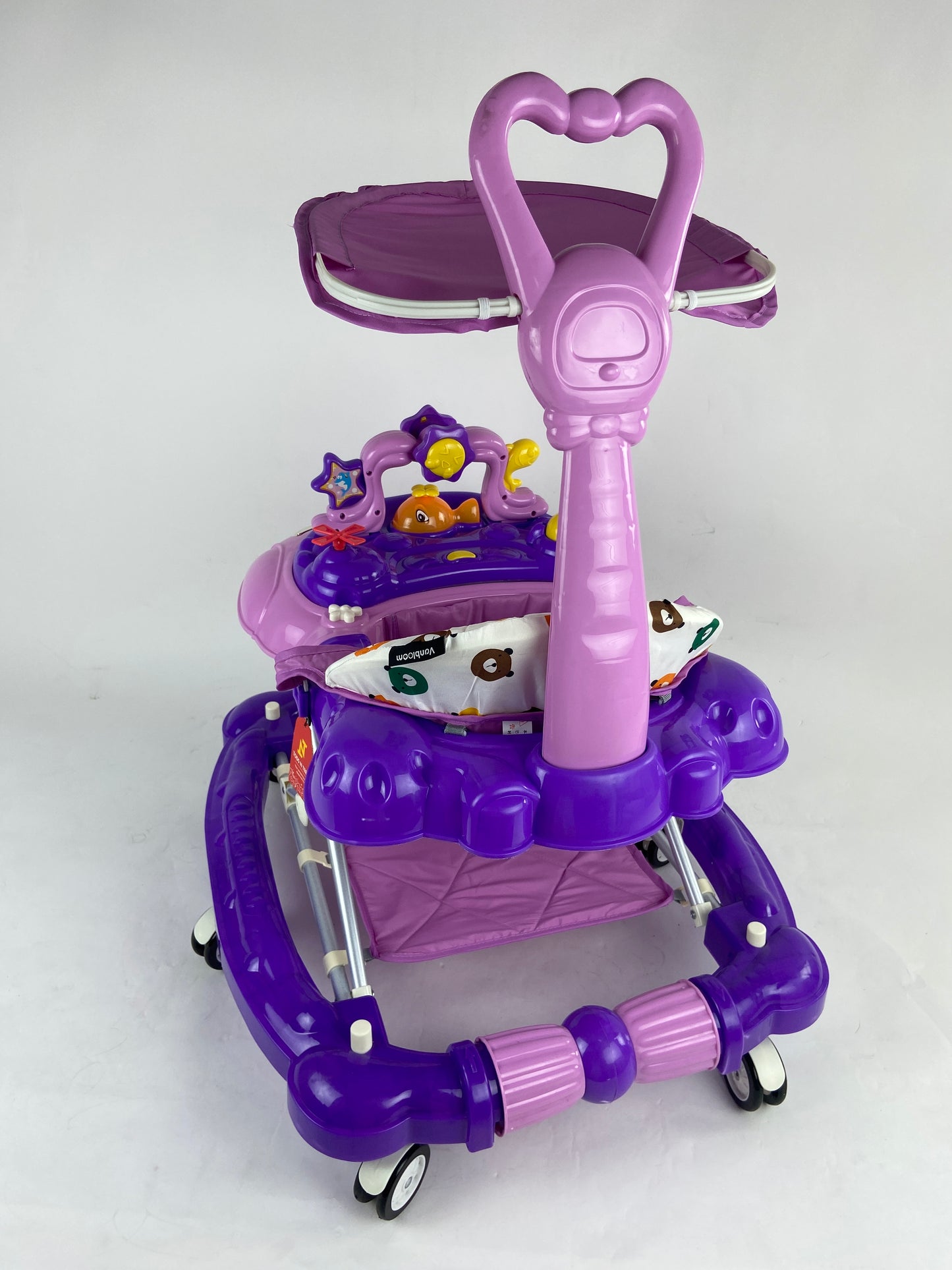 3 in 1 Baby walker With Rocker and Roof 2356
