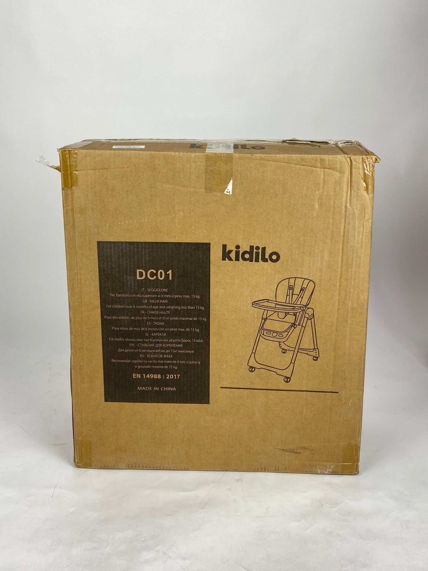 Kidilo Baby High Chair Foldable-AQ-DC01