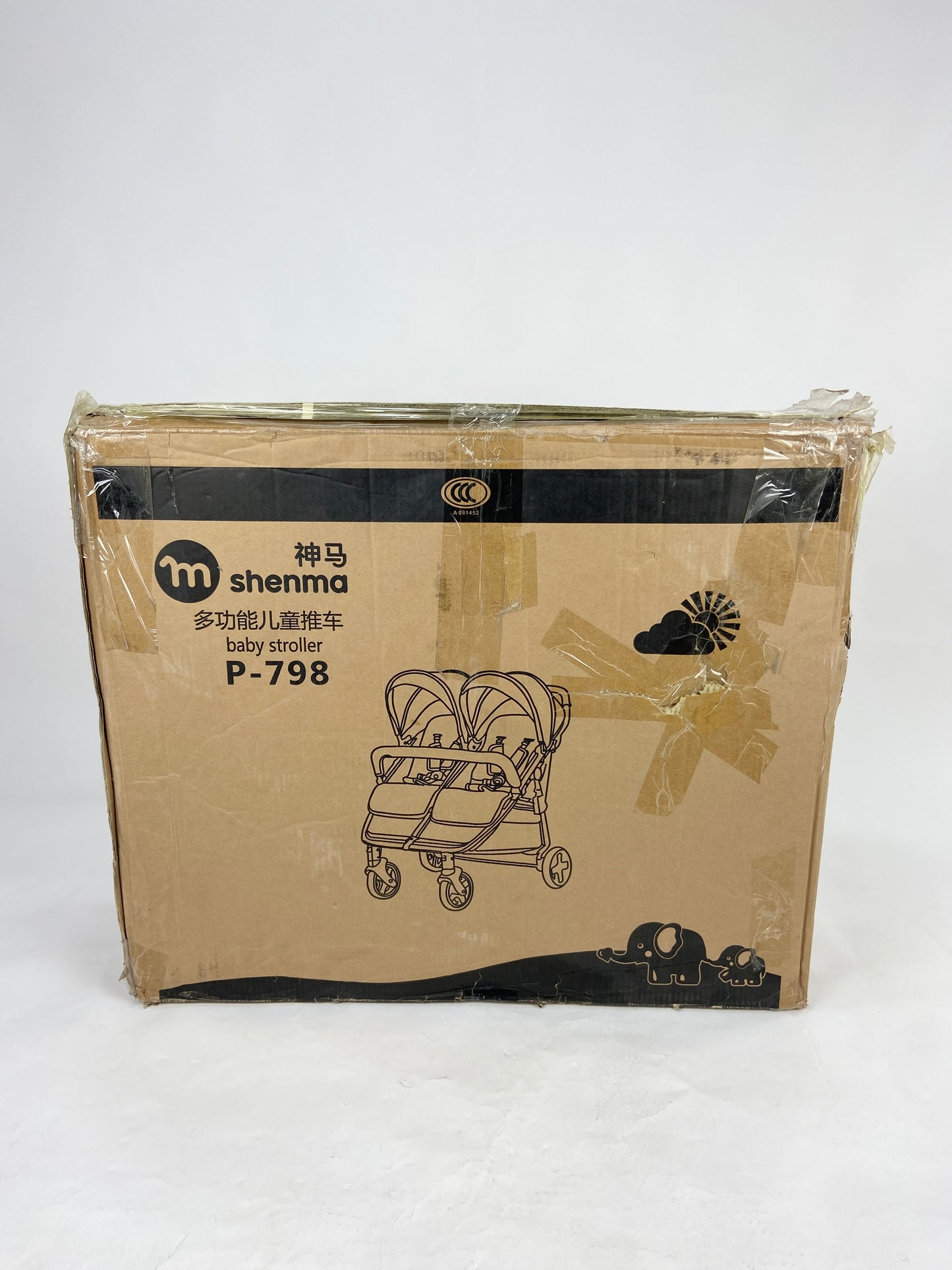 Shenma Prime Twin Baby Stroller-P798