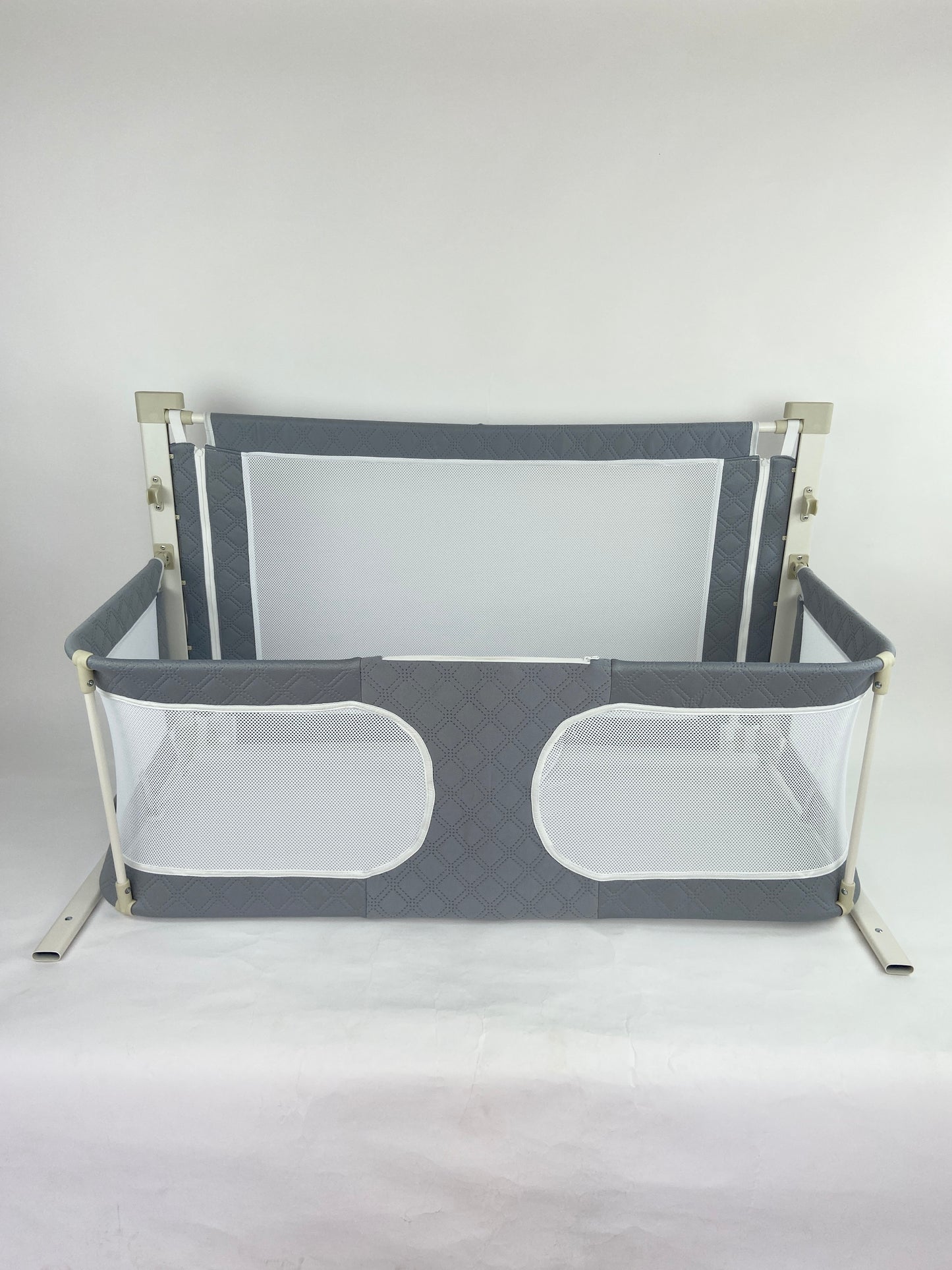 3-in-1 Portable Crib with Rails - Cot Sleeper for Baby in Bed - BZ-B-101
