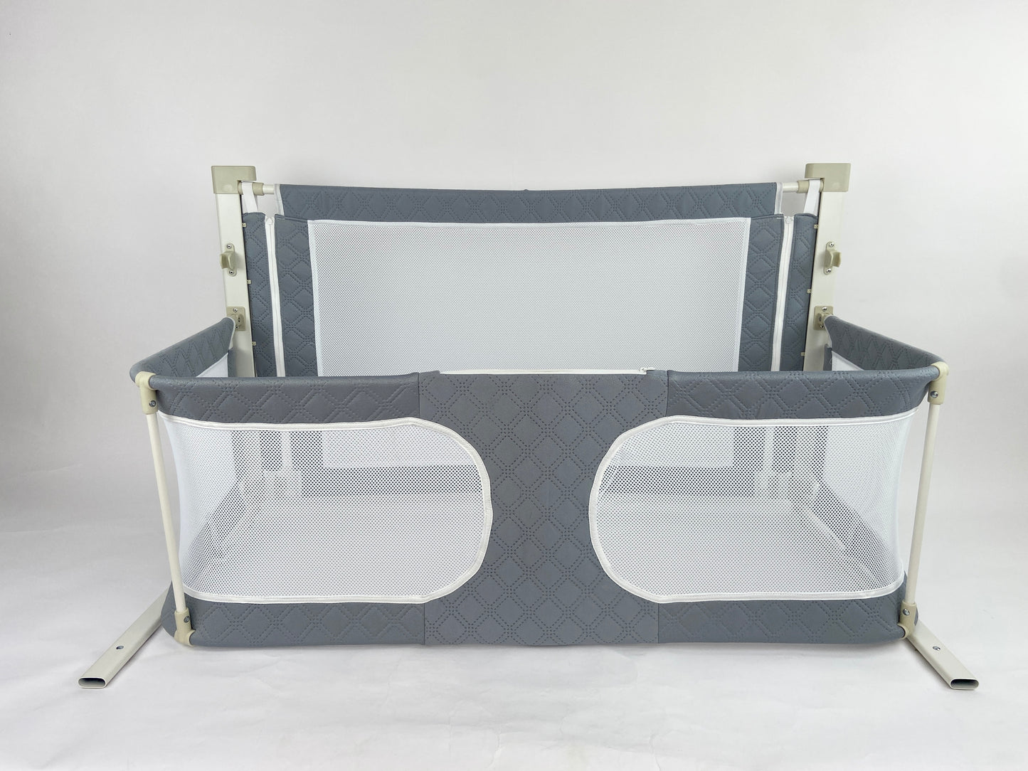3-in-1 Portable Crib with Rails - Cot Sleeper for Baby in Bed - BZ-B-101