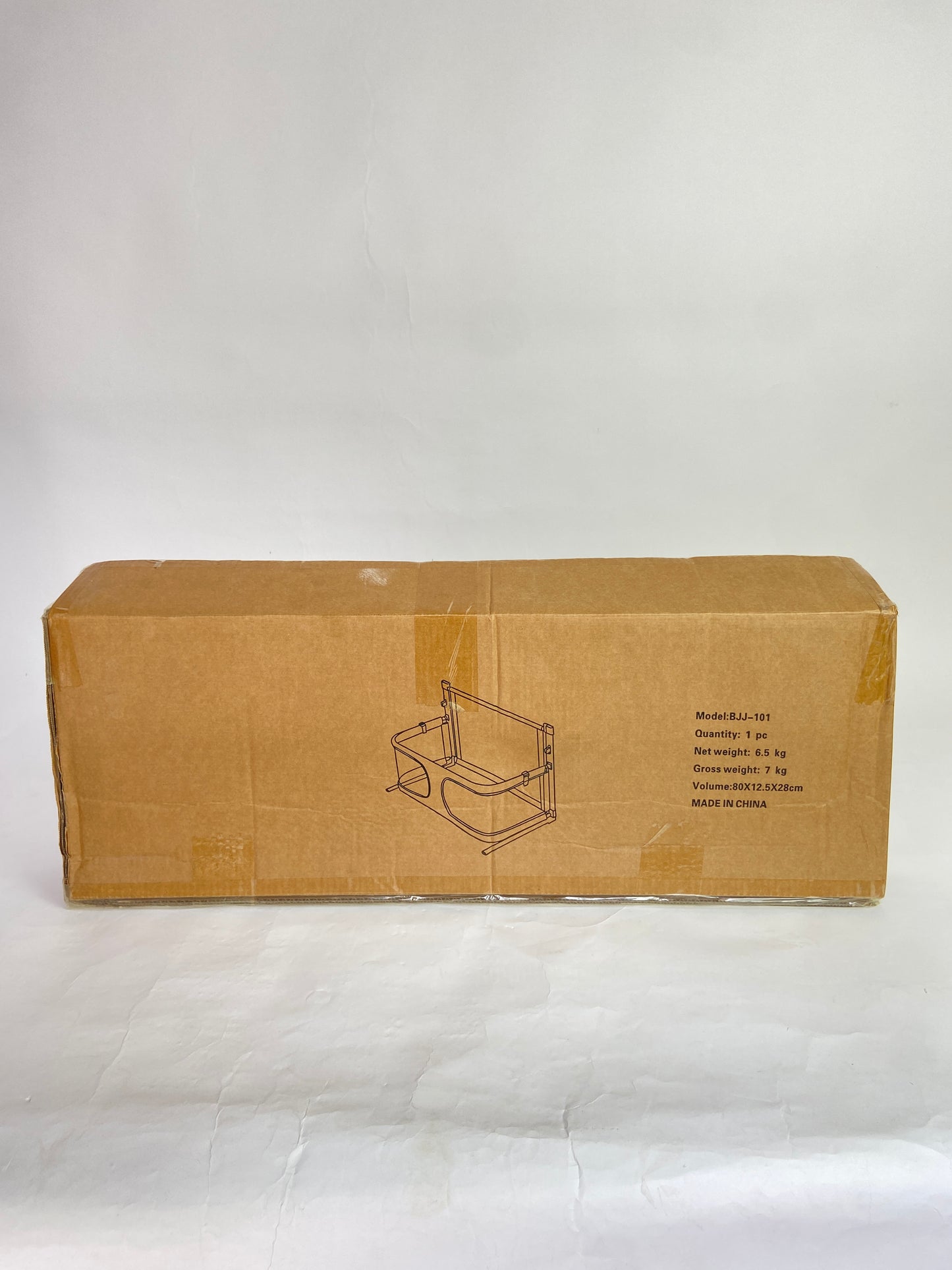 3-in-1 Portable Crib with Rails - Cot Sleeper for Baby in Bed - BZ-B-101