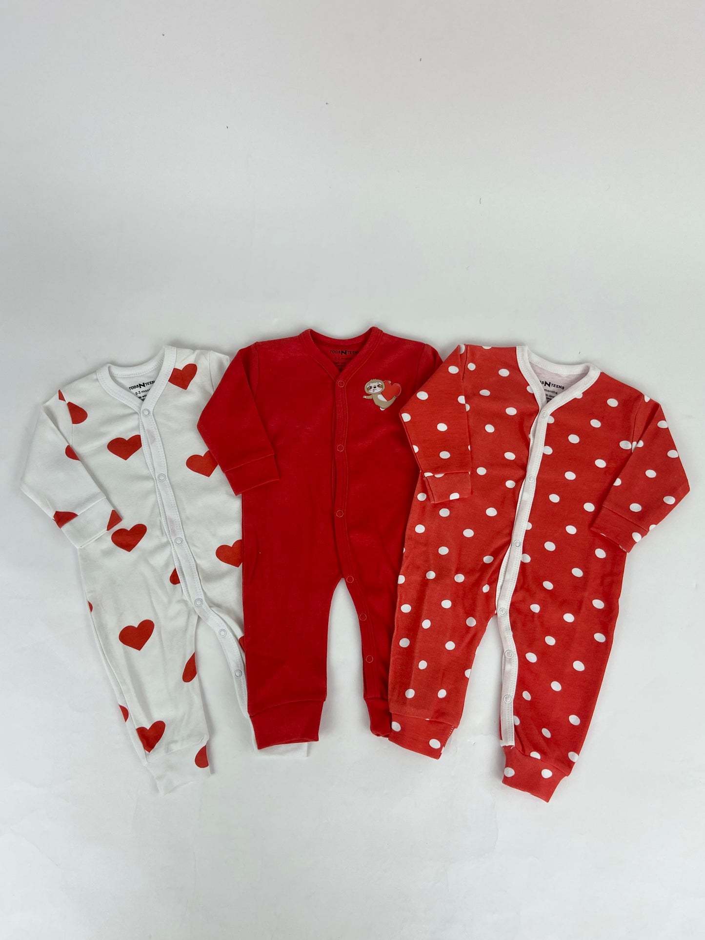 VP67-Pack of 3 Bodysuits