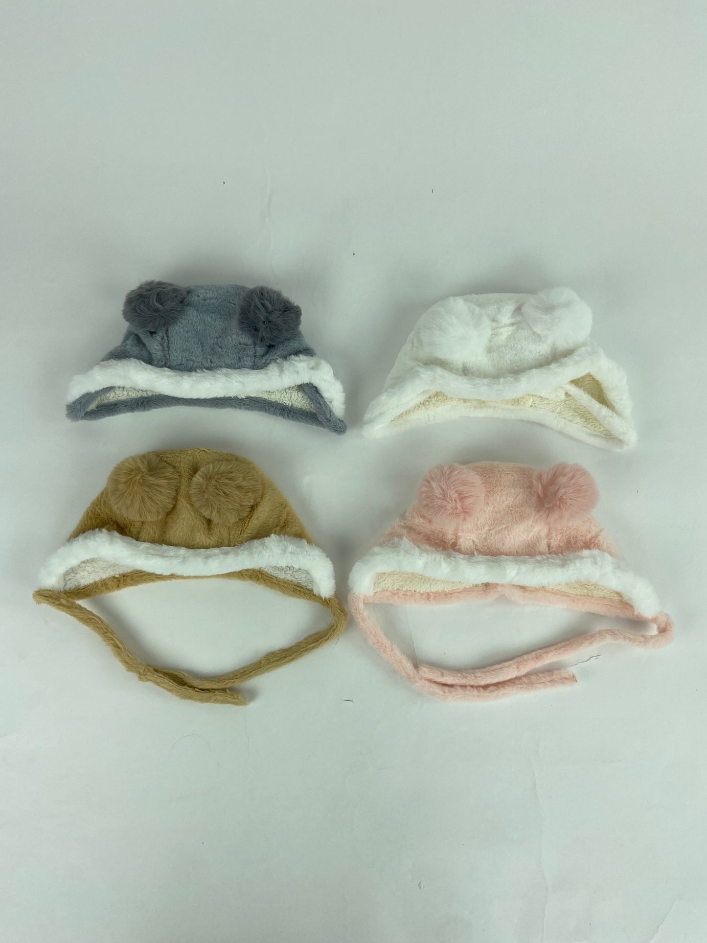 CP238-Furry Baby Winter Caps (1-5Y)