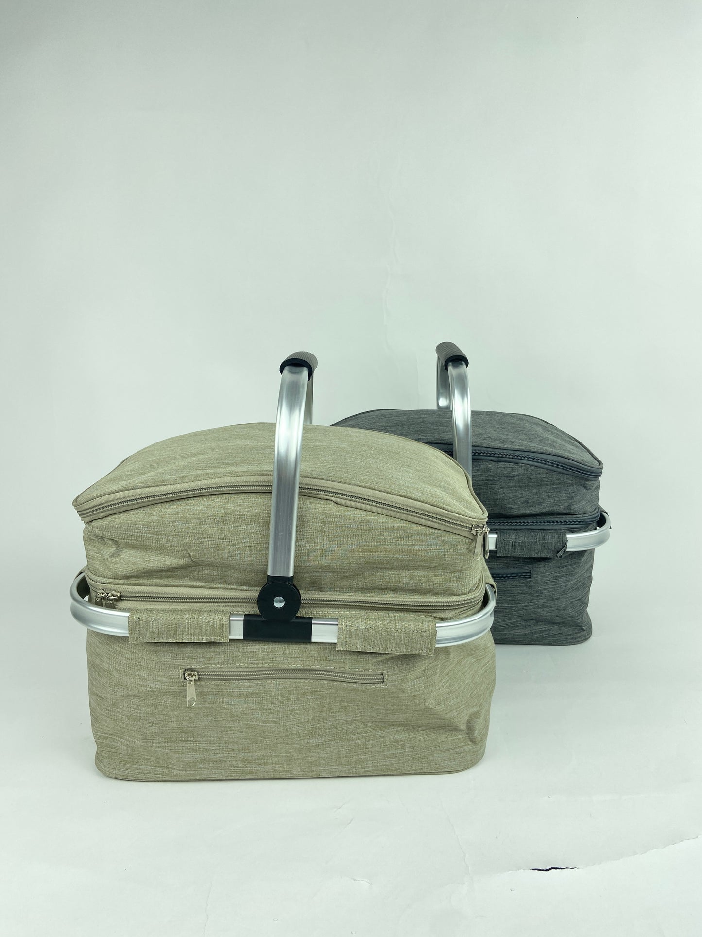 BA100-Foldable Portable Insulated Food Container-Double Layer