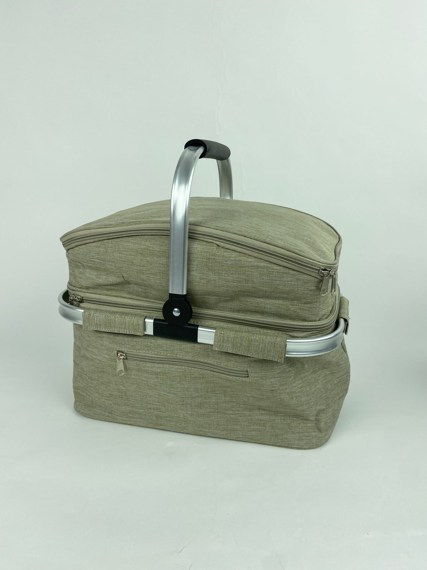 BA100-Foldable Portable Insulated Food Container-Double Layer