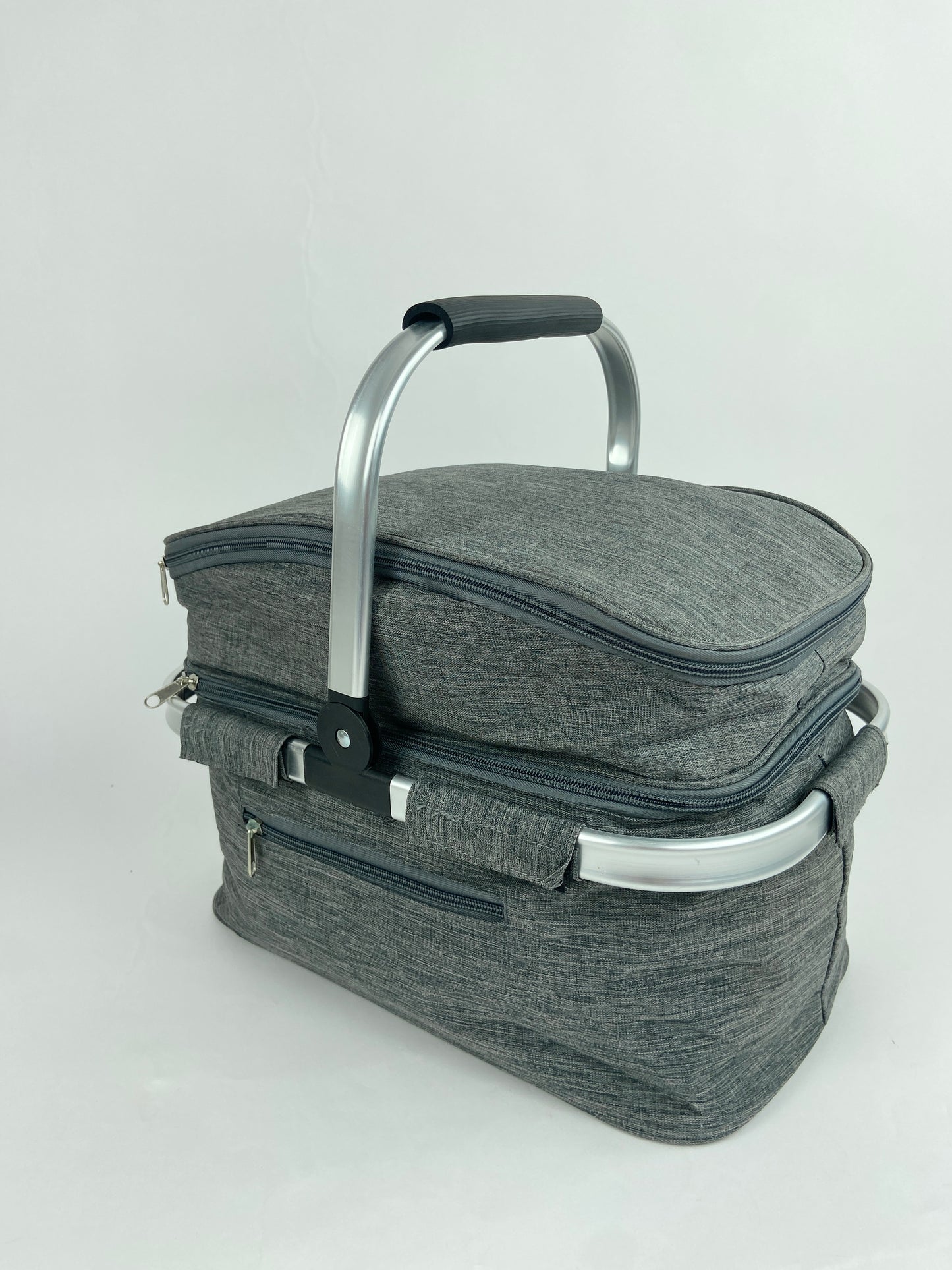 BA100-Foldable Portable Insulated Food Container-Double Layer
